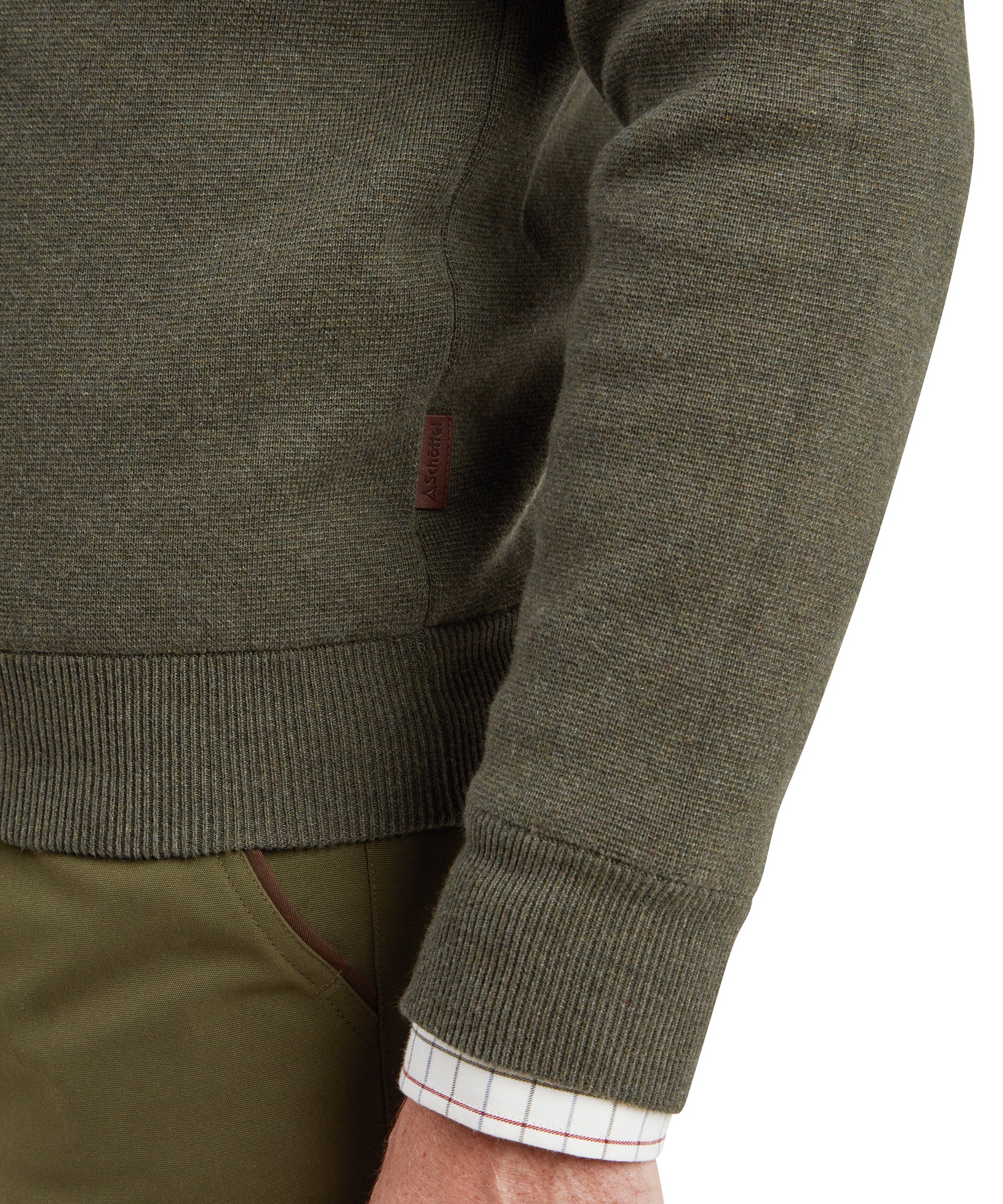 Angus Aerobloc Quarter Zip - Woodland - Image 2
