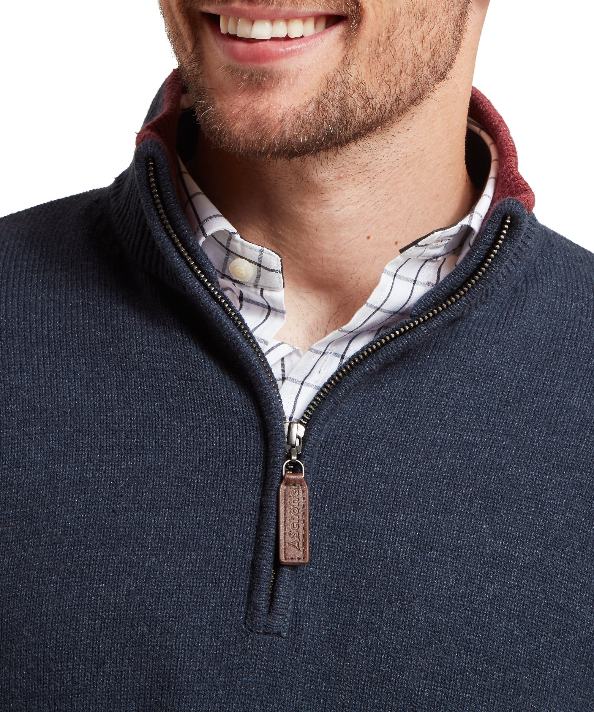 Blair Quarter Zip Jumper - Ink Navy - Image 6