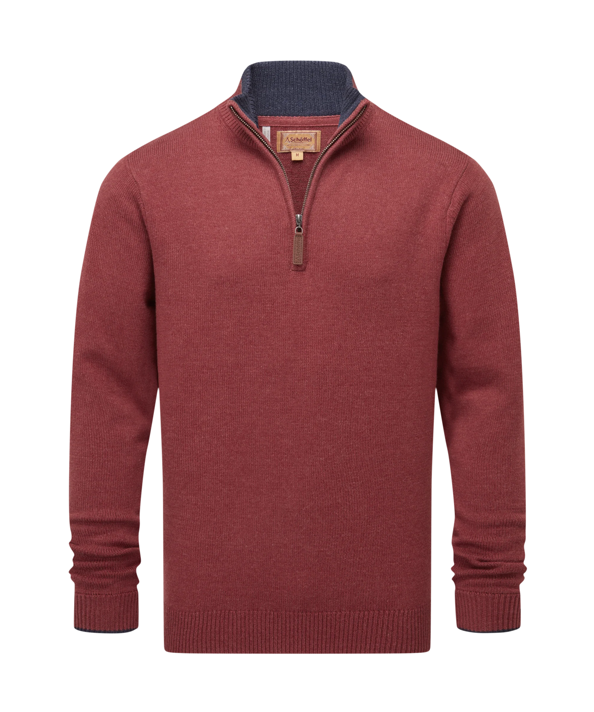Blair Quarter Zip Jumper - Redwood