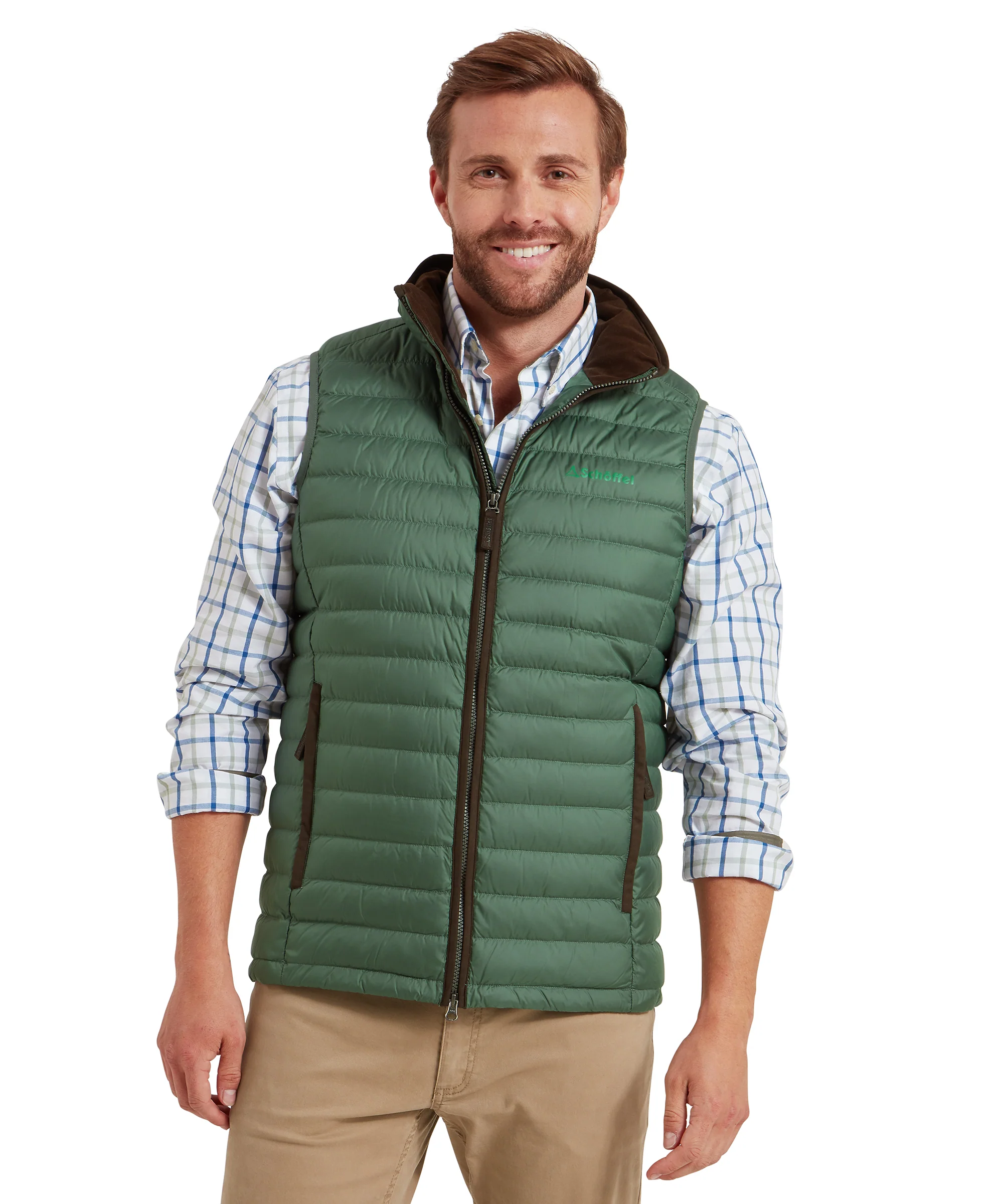 Bowden Down Gilet - Pine Green - Image 2