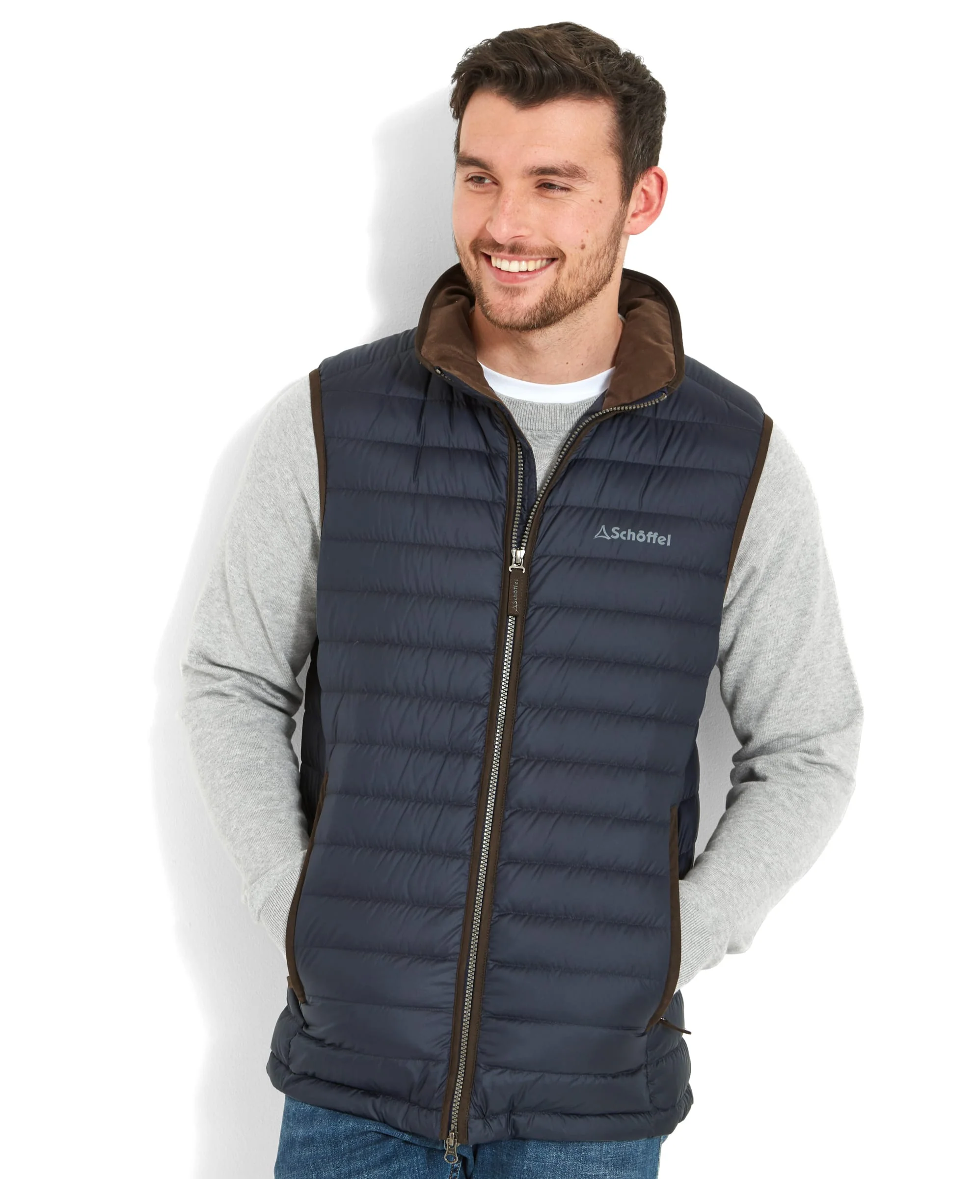 Bowden Down Gilet - True Navy - Image 2