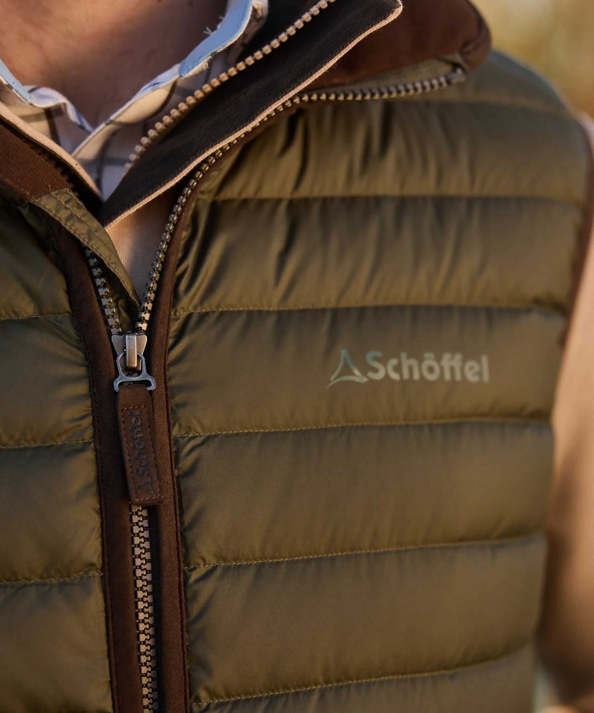 Bowden Down Gilet - Woodland - Image 9