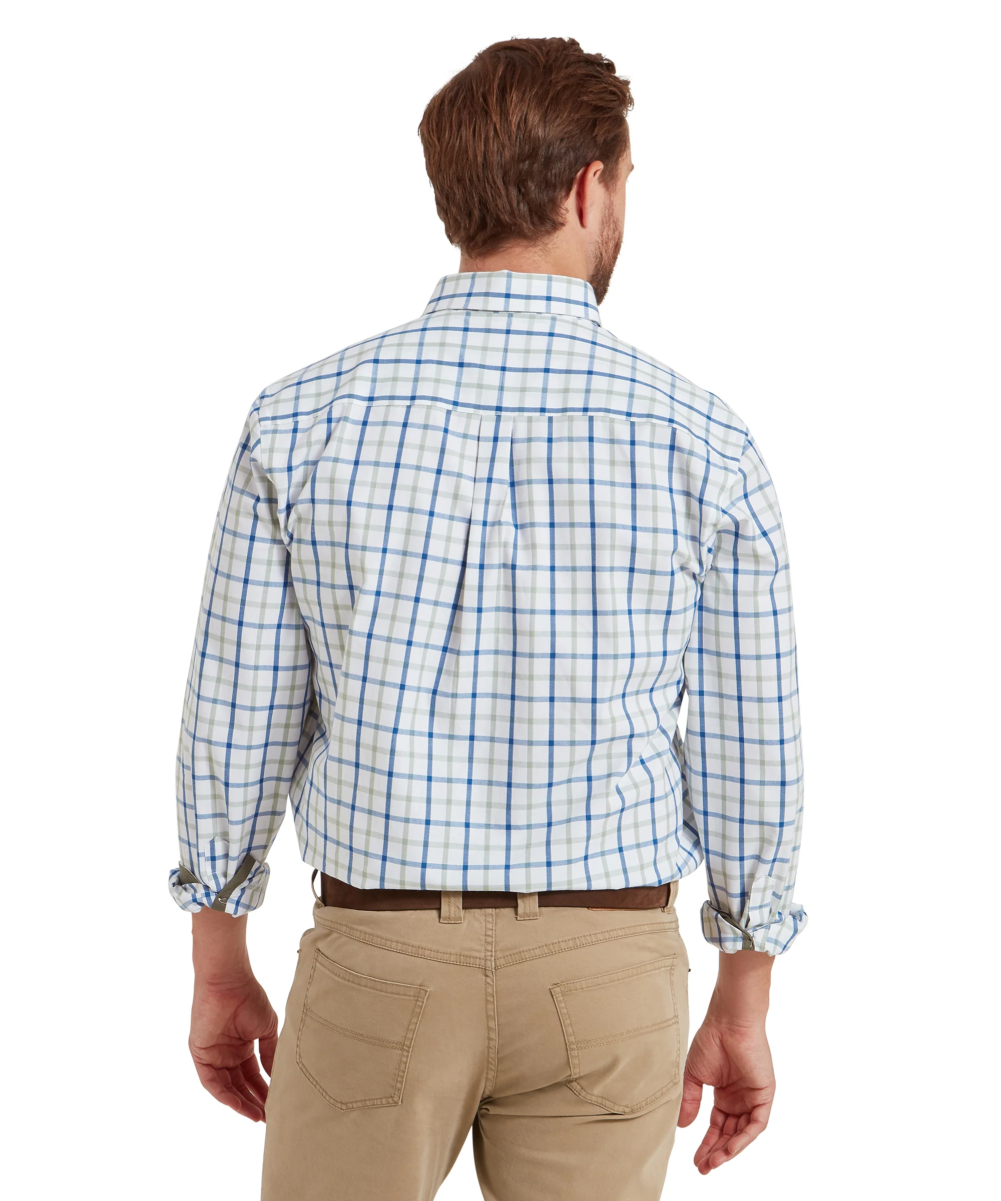 Brancaster Classic Shirt - Moss Check - Image 5