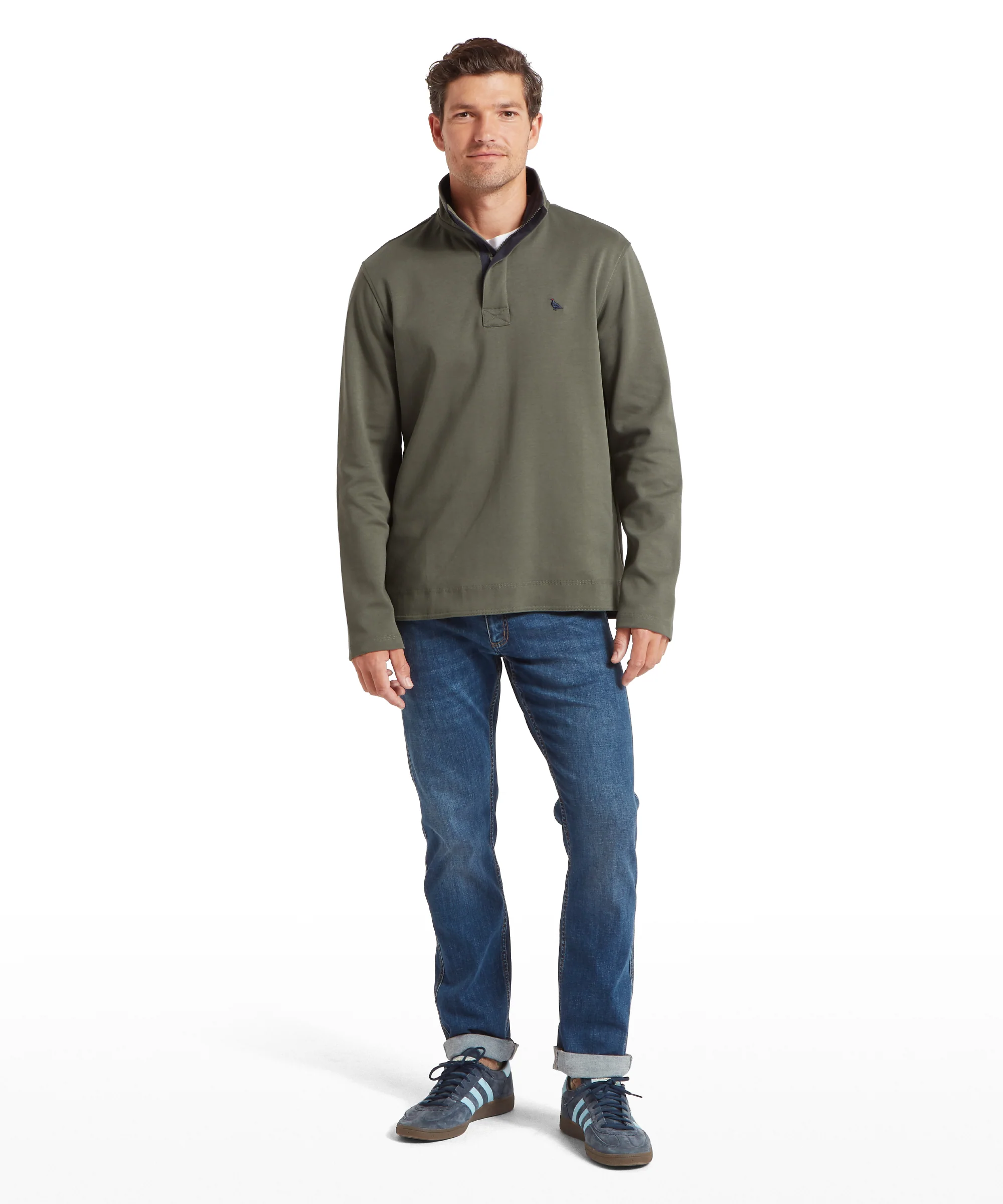 Branscombe Cove Sweatshirt - Beetle Green - Image 3