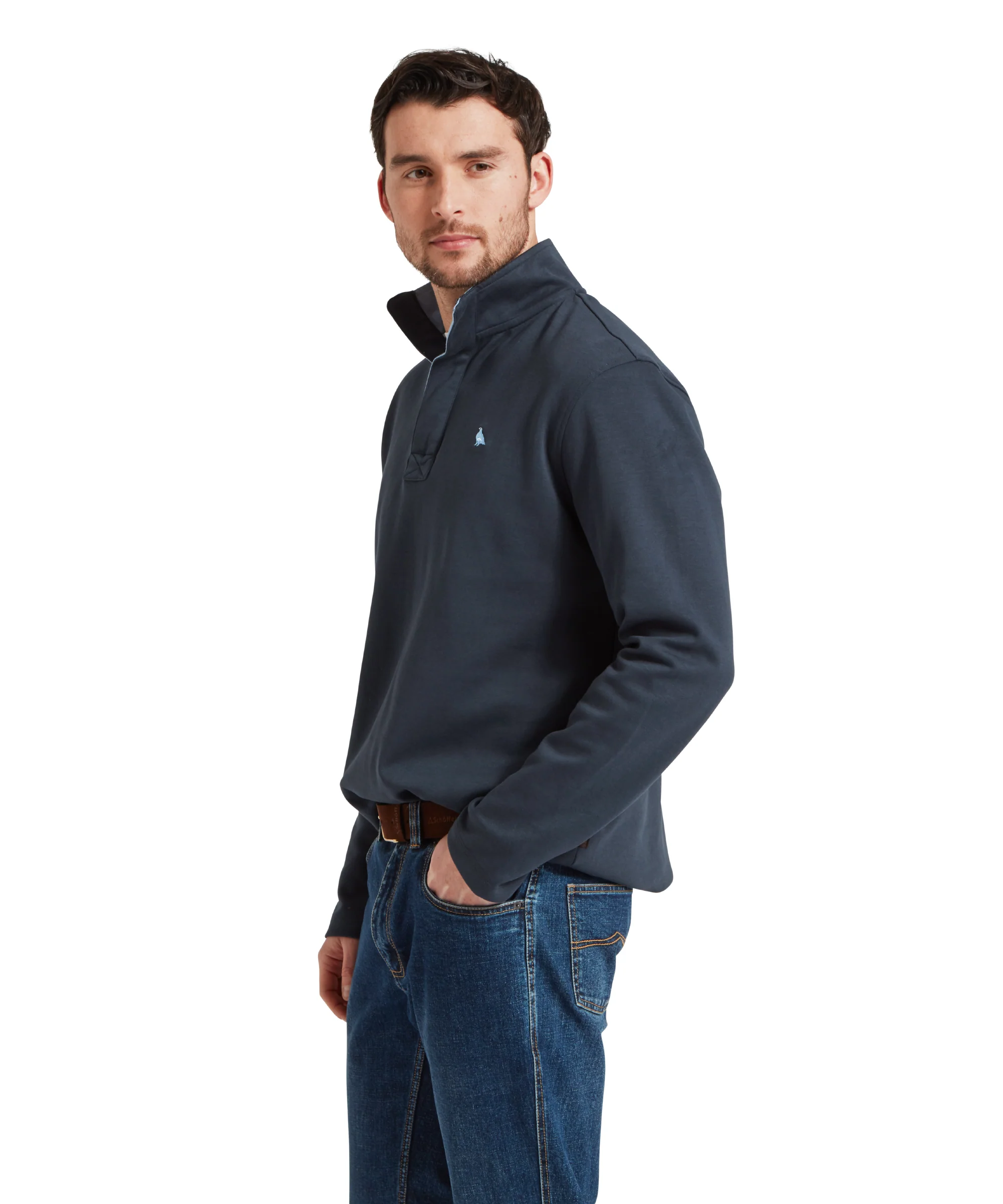 Branscombe Cove Sweatshirt - Dark Blueberry - Image 4