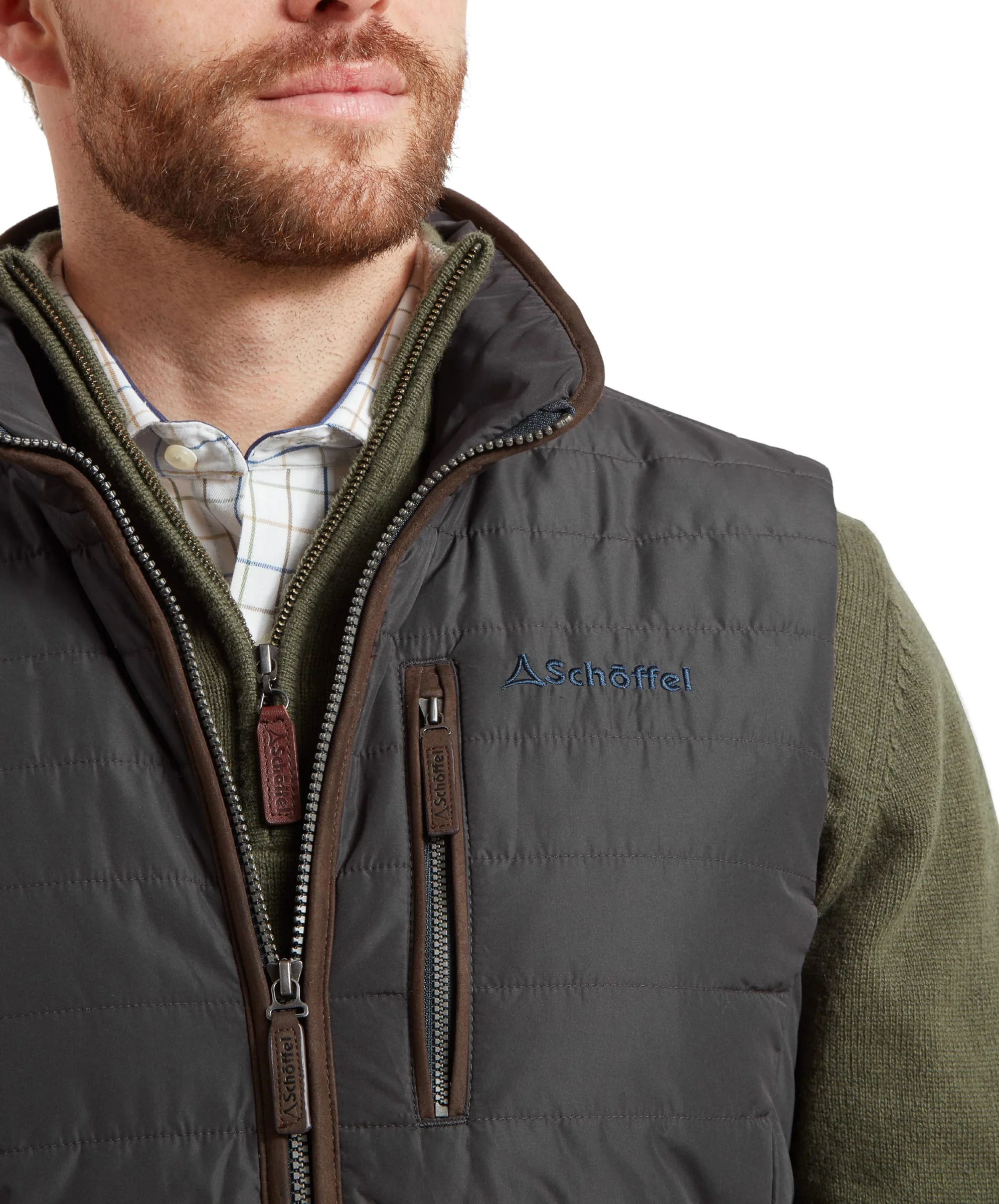 Brora Gilet - Charcoal - Image 6