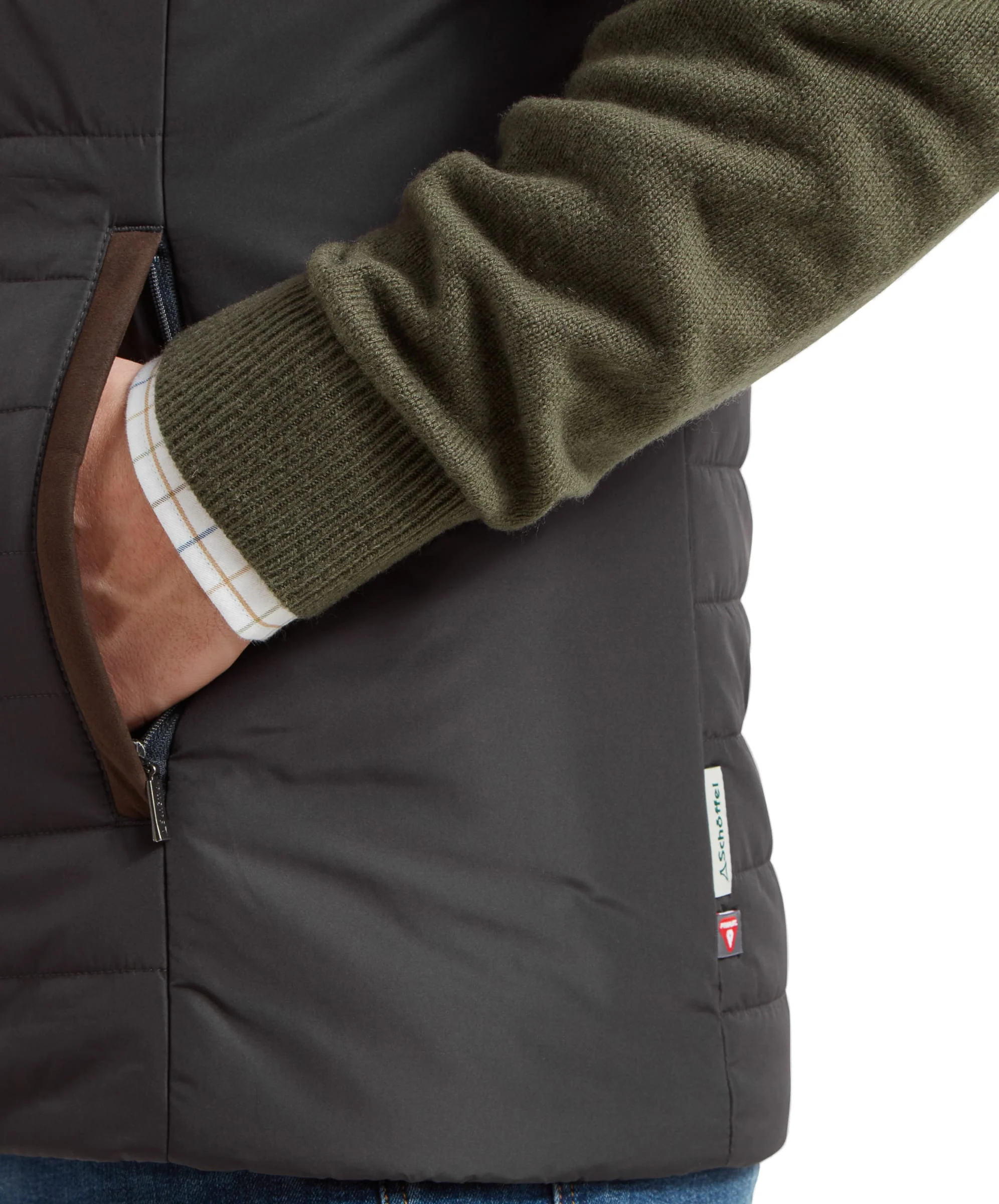 Brora Gilet - Charcoal - Image 7