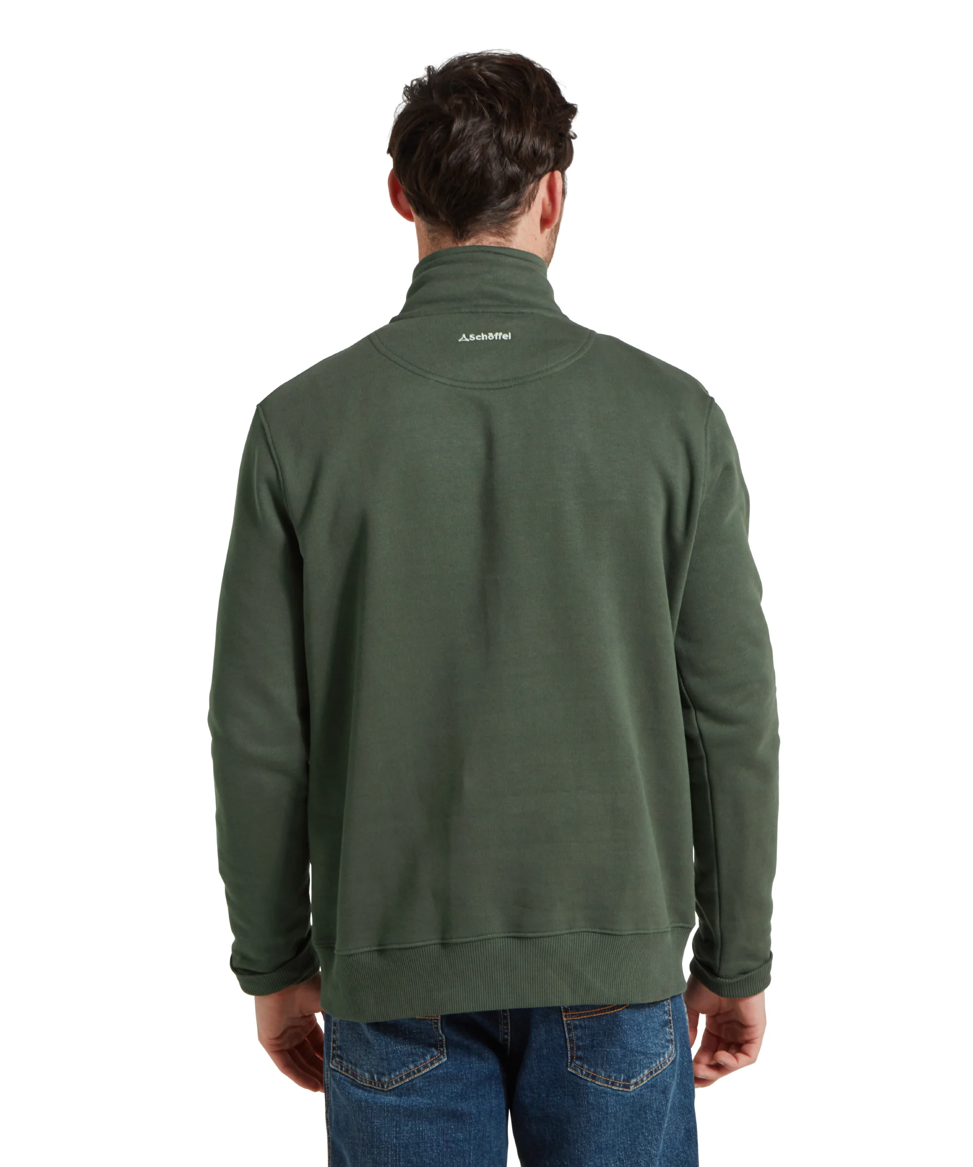Bude Quarter Zip Sweatshirt - Dark Forest - Image 5