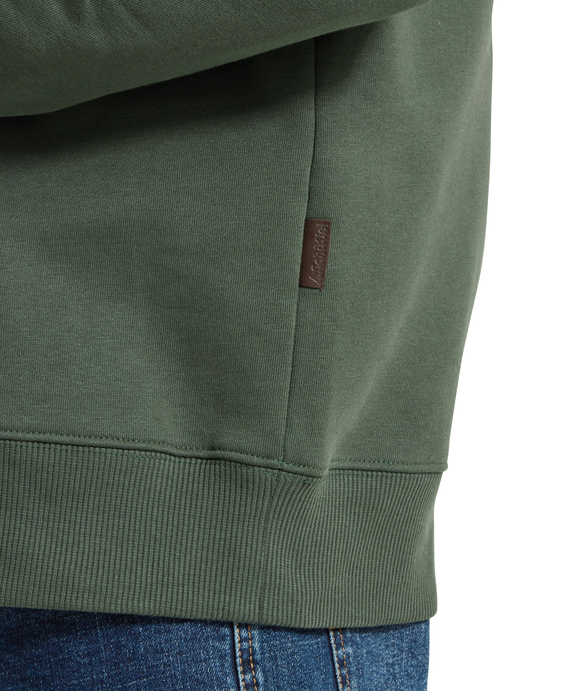 Bude Quarter Zip Sweatshirt - Dark Forest - Image 7