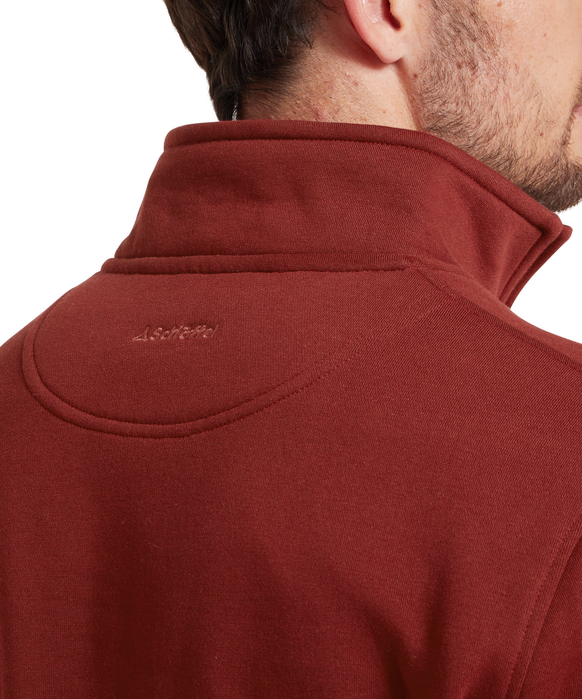 Bude Quarter Zip Sweatshirt - Redwood - Image 6