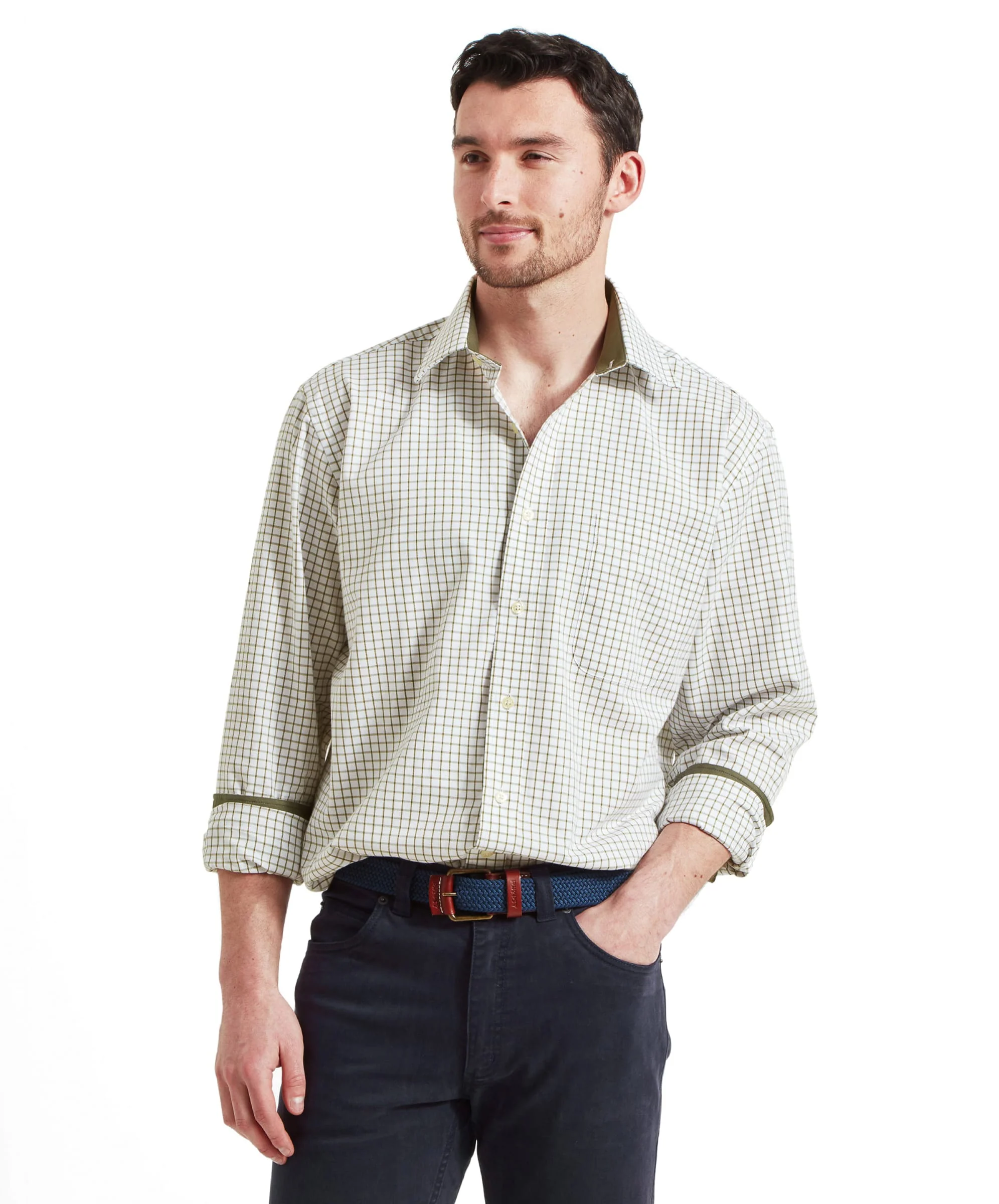 Cambridge Classic Shirt - Olive - Image 2