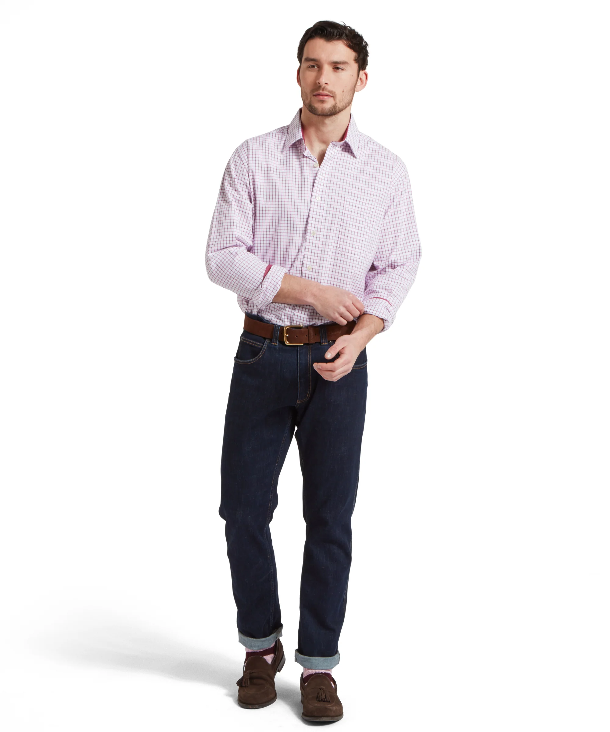Cambridge Classic Shirt - Raspberry - Image 3