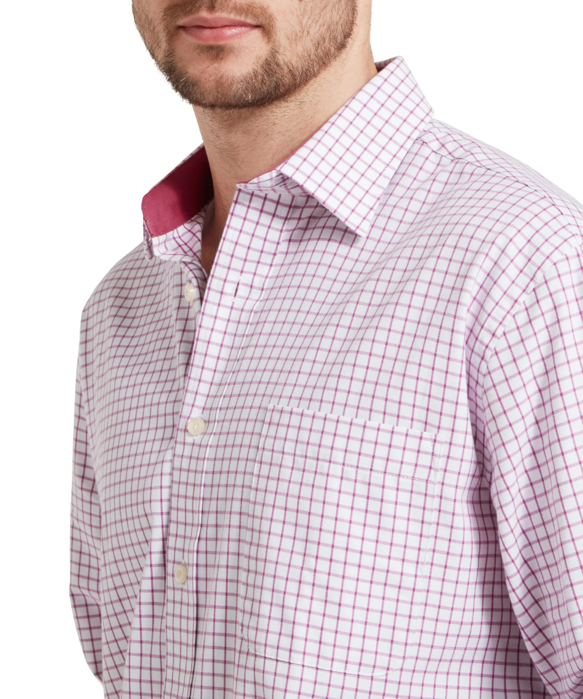 Cambridge Classic Shirt - Raspberry - Image 6