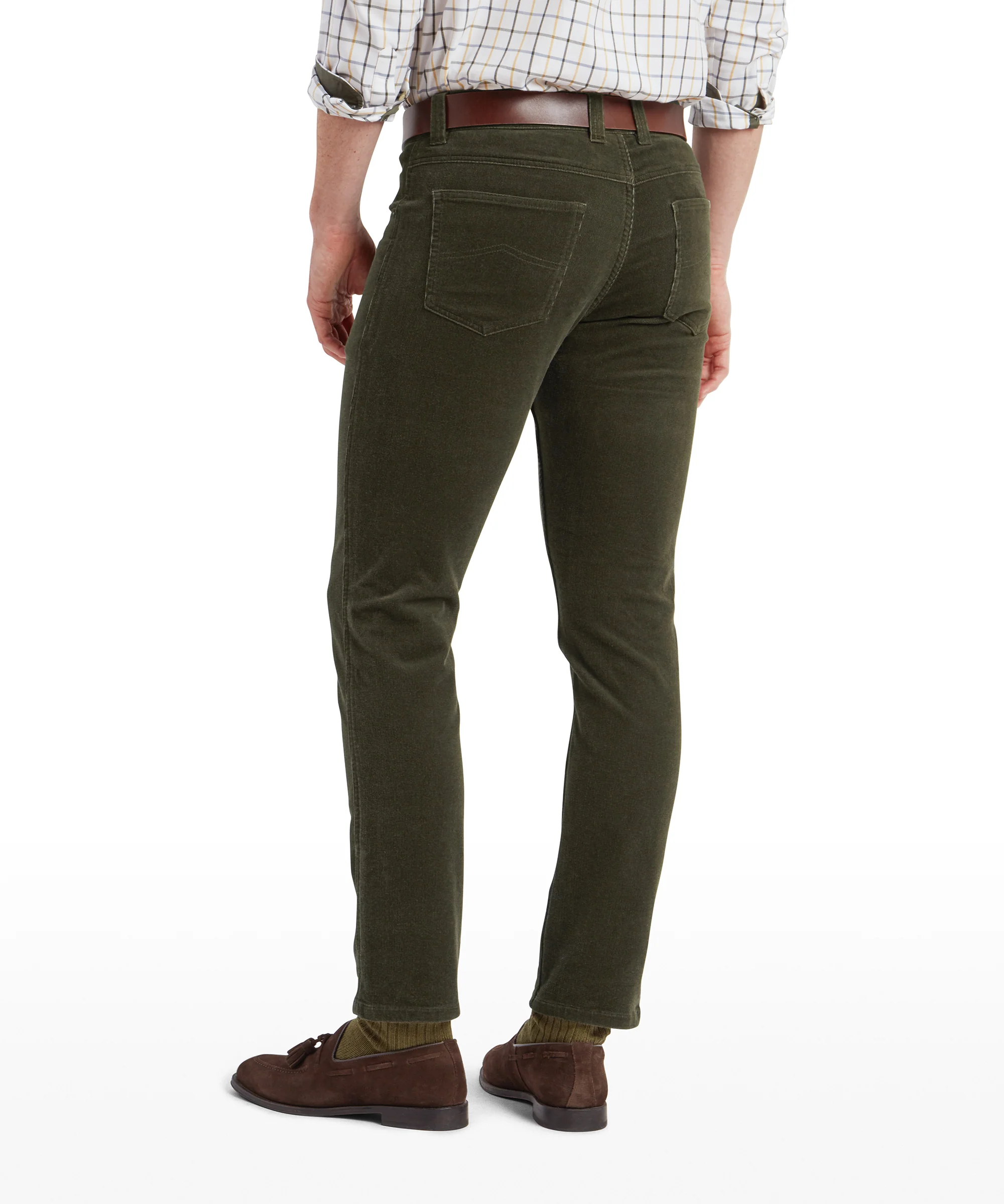 Camden Cord Trousers - Forest - Image 4