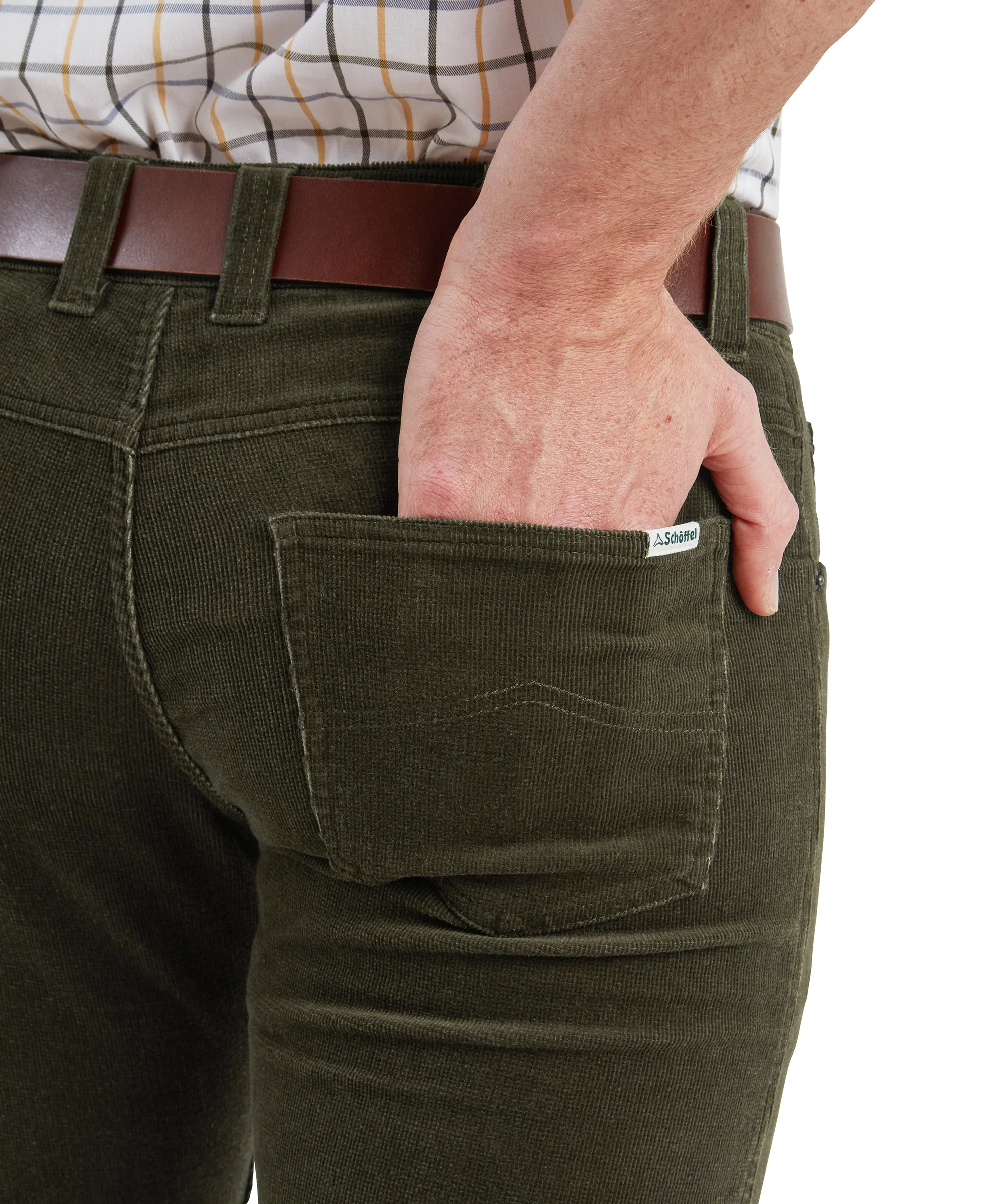 Camden Cord Trousers - Forest - Image 5