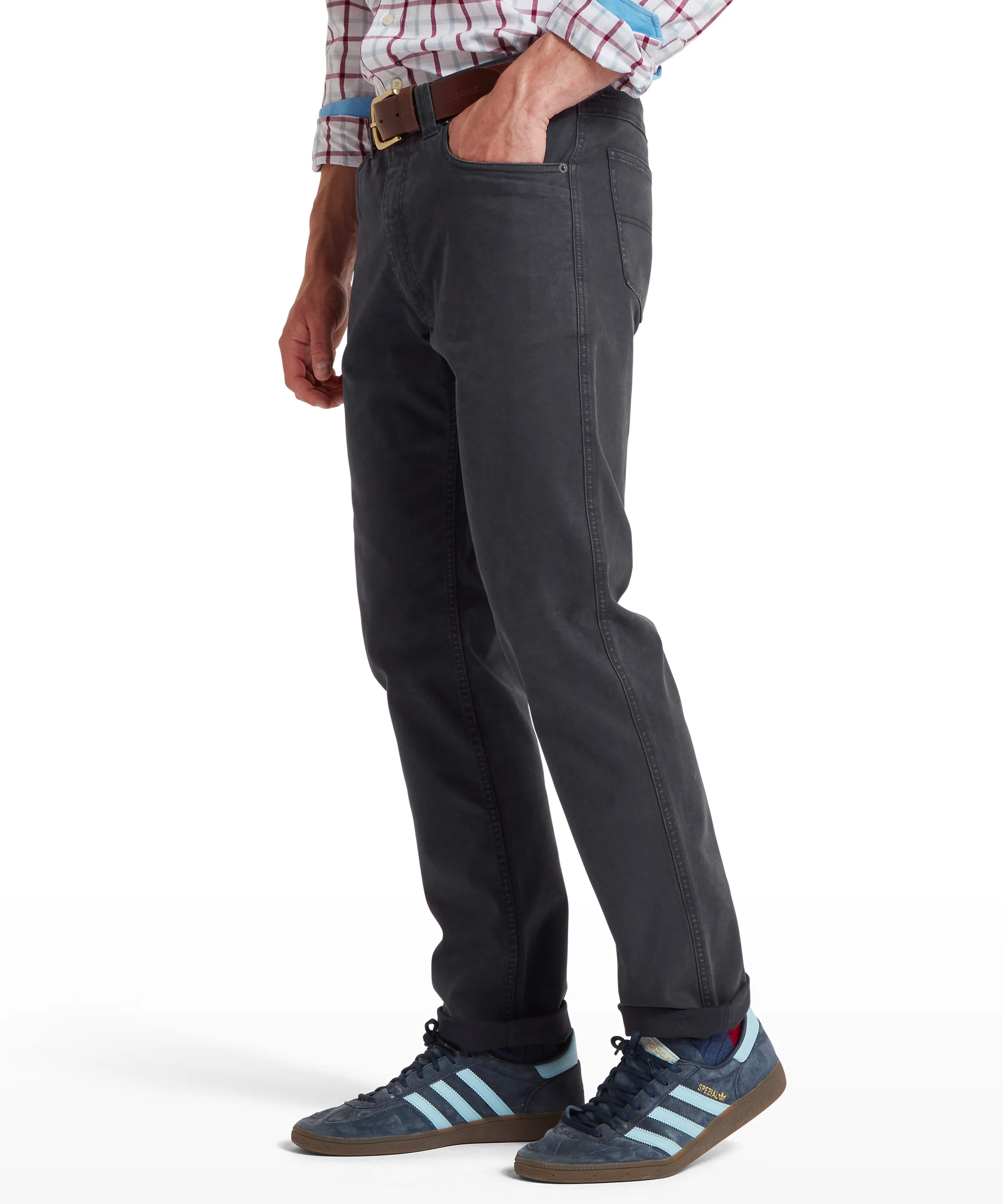 Canterbury 5 Pocket Jean - Charcoal - Image 3
