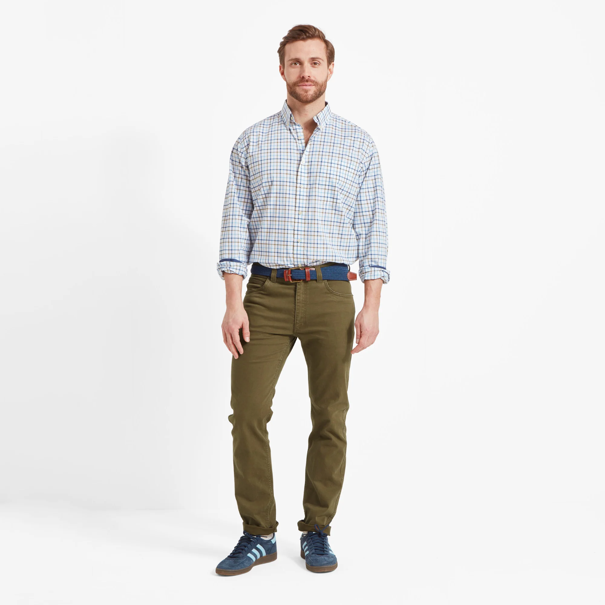 Canterbury 5 Pocket Jean - Moss - Image 3
