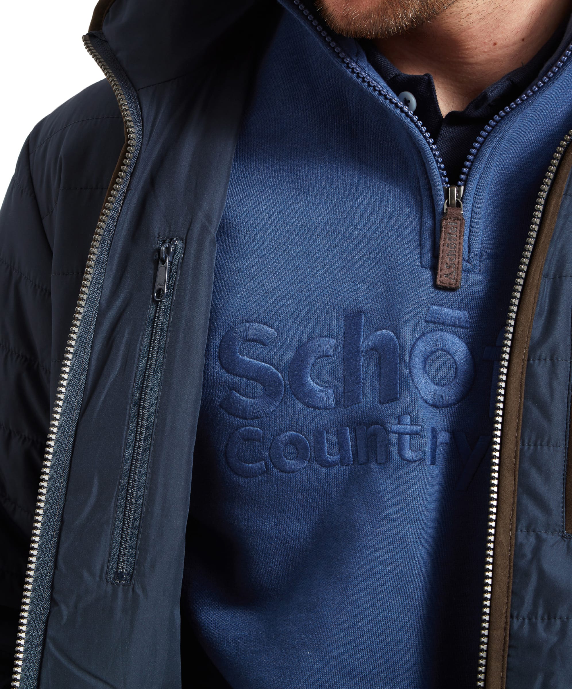 Carron Jacket - Navy - Image 7