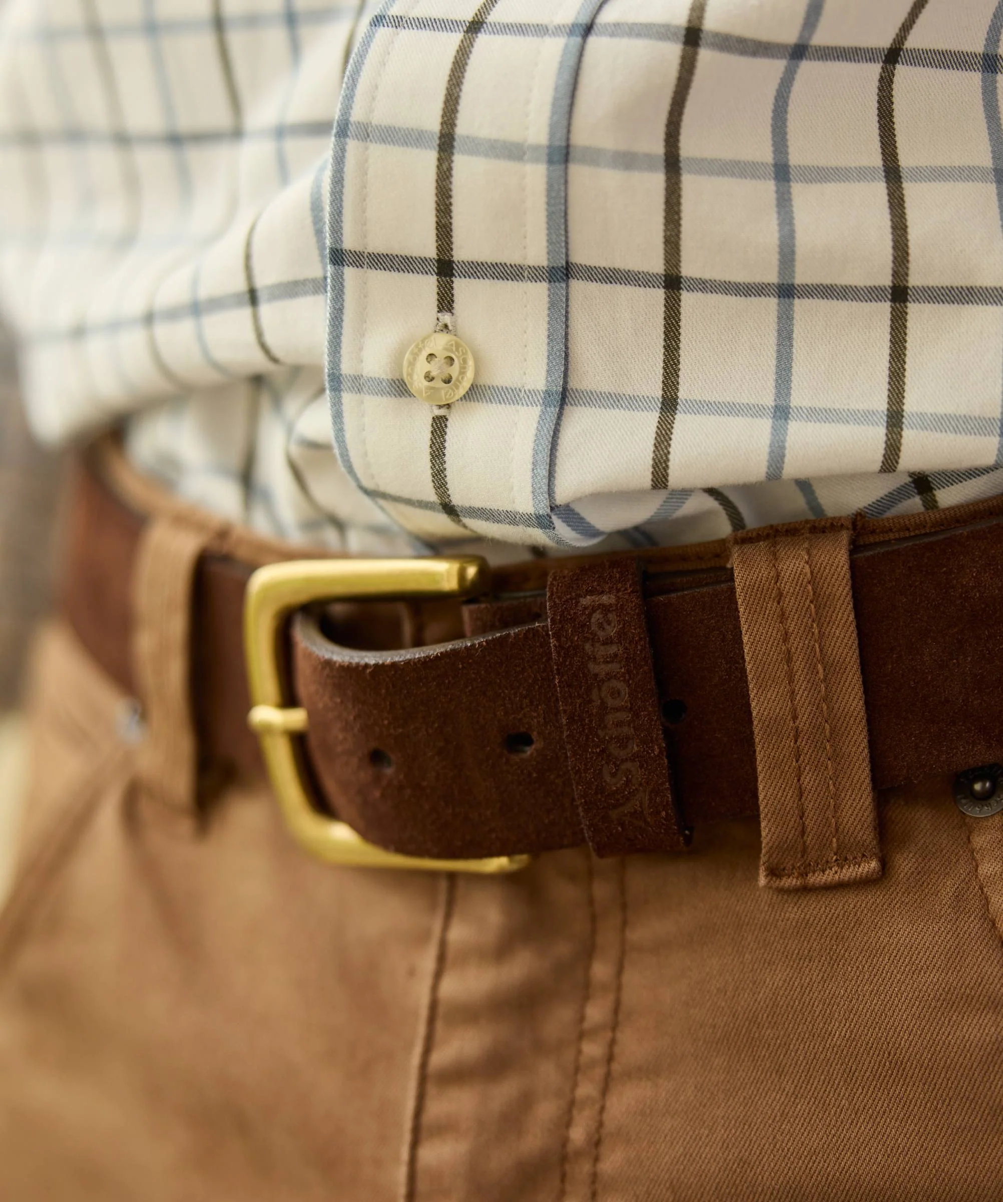 Castleton Leather Belt - Dark Brown - Image 3