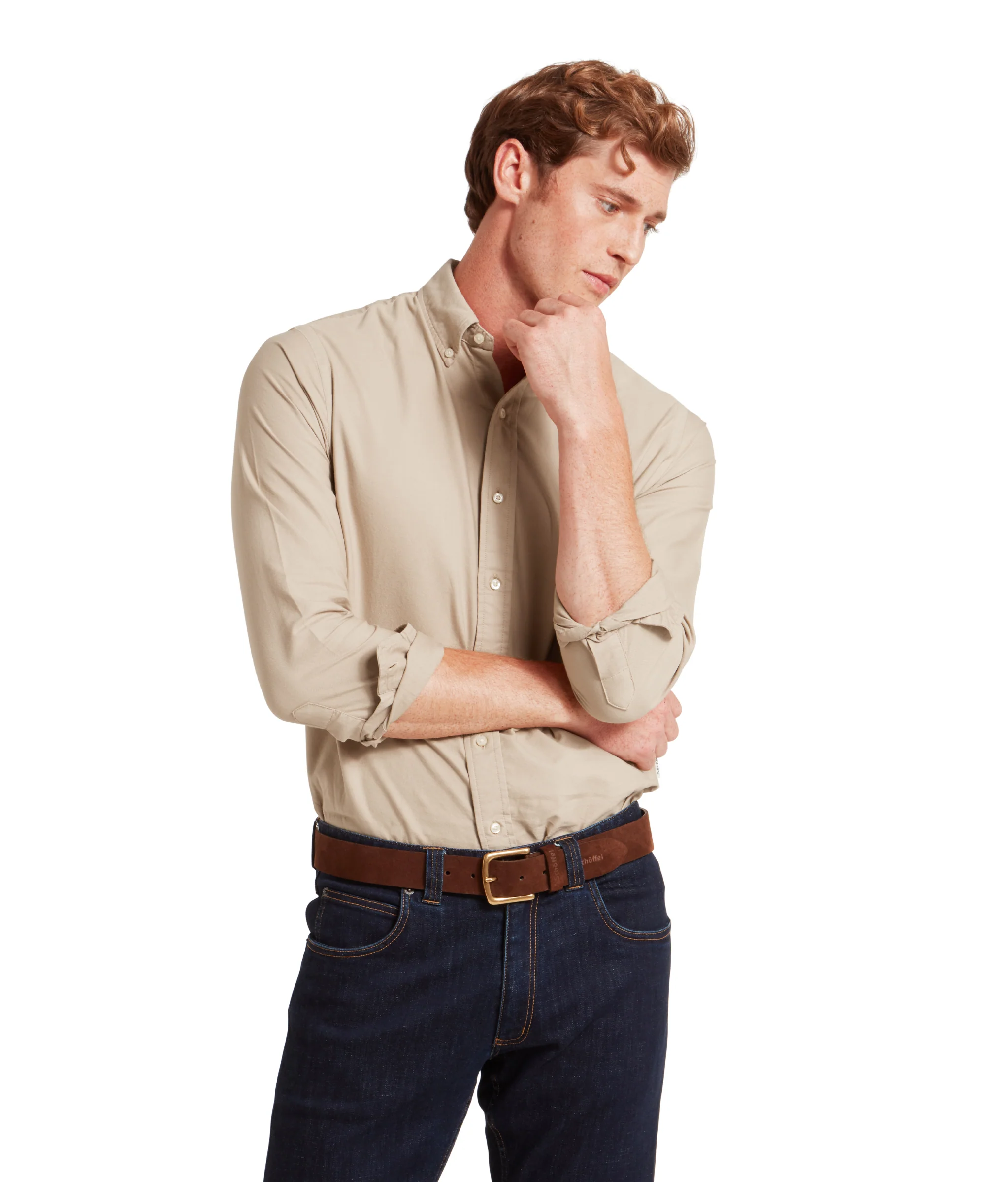 Cavendish Oxford Shirt - Cobblestone - Image 2