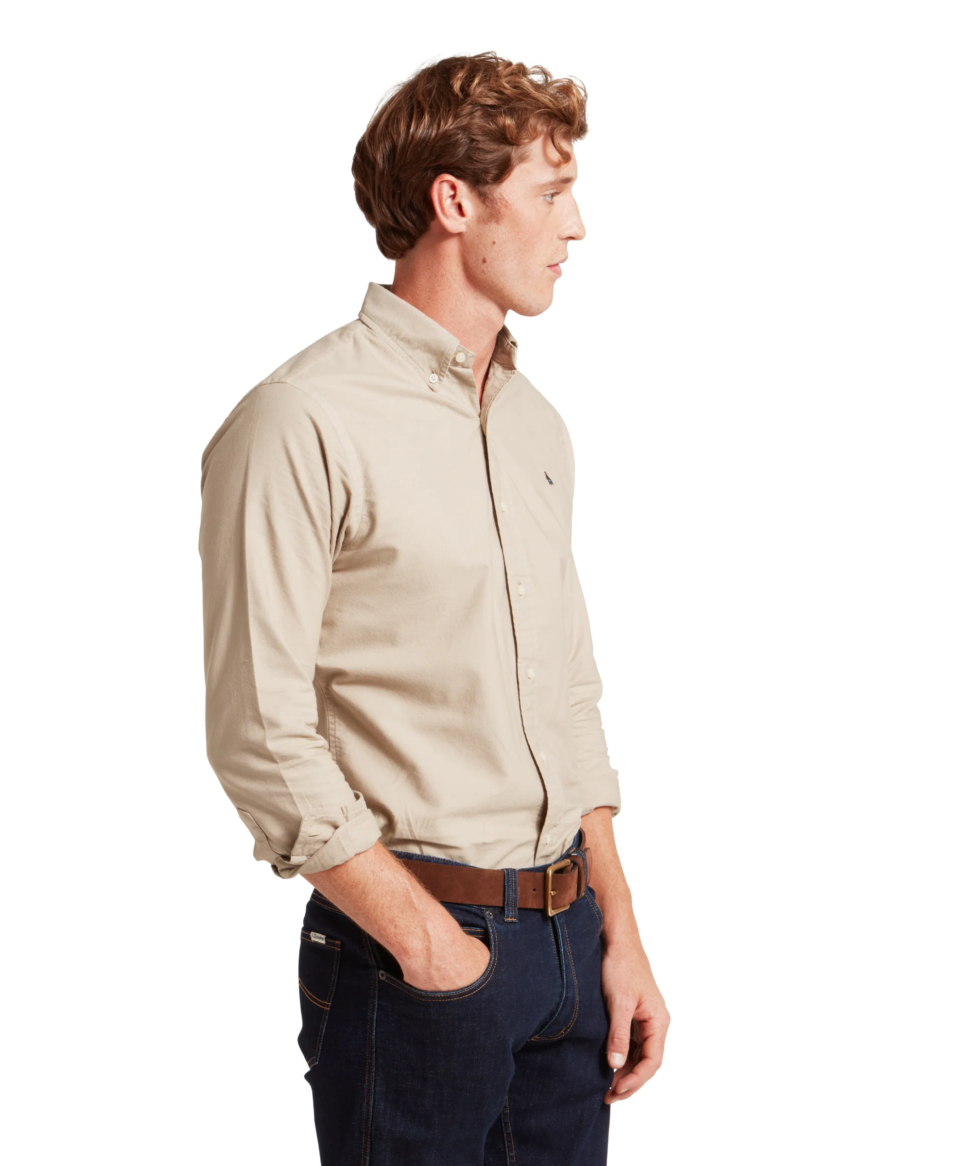 Cavendish Oxford Shirt - Cobblestone - Image 4