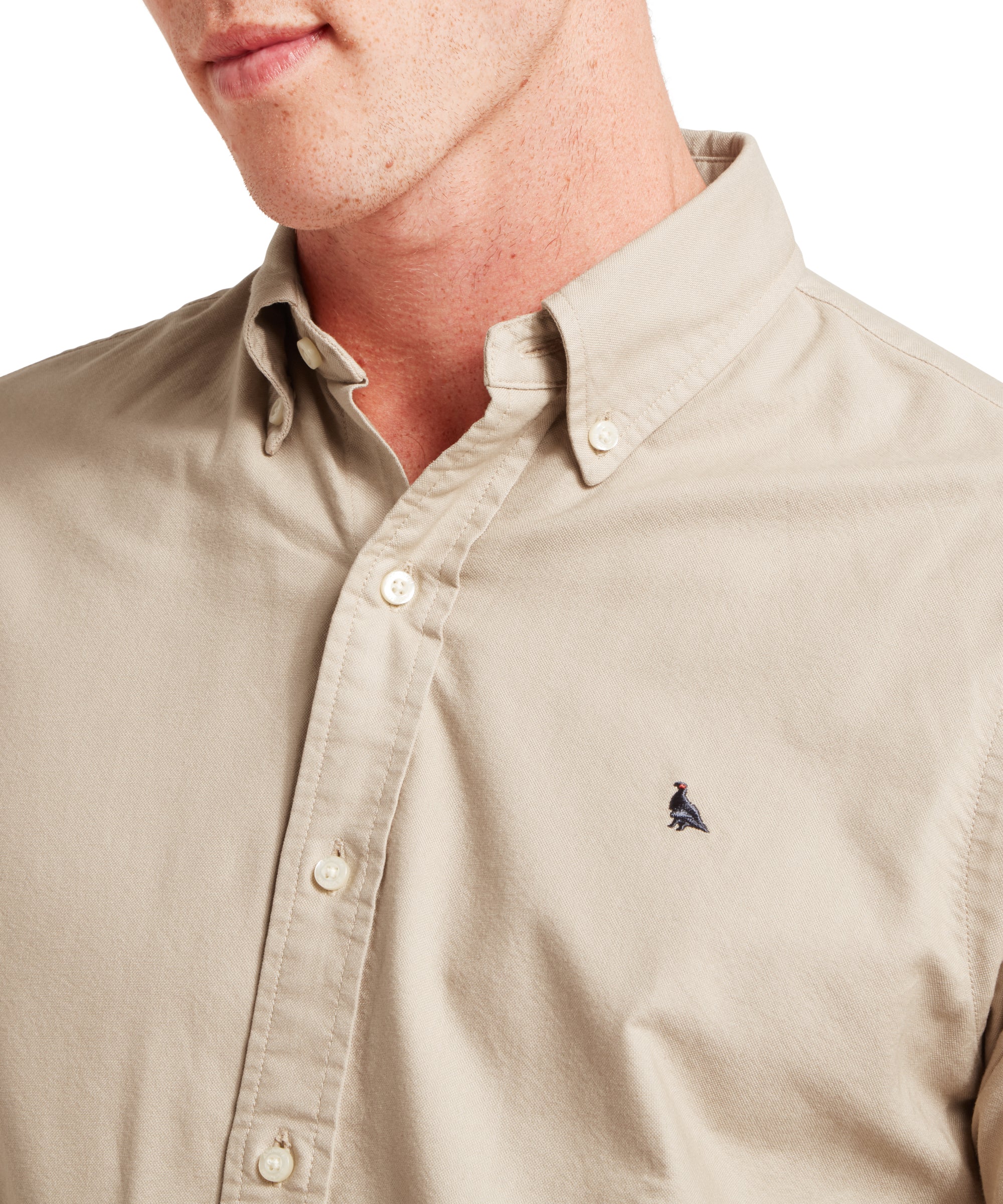 Cavendish Oxford Shirt - Cobblestone - Image 6