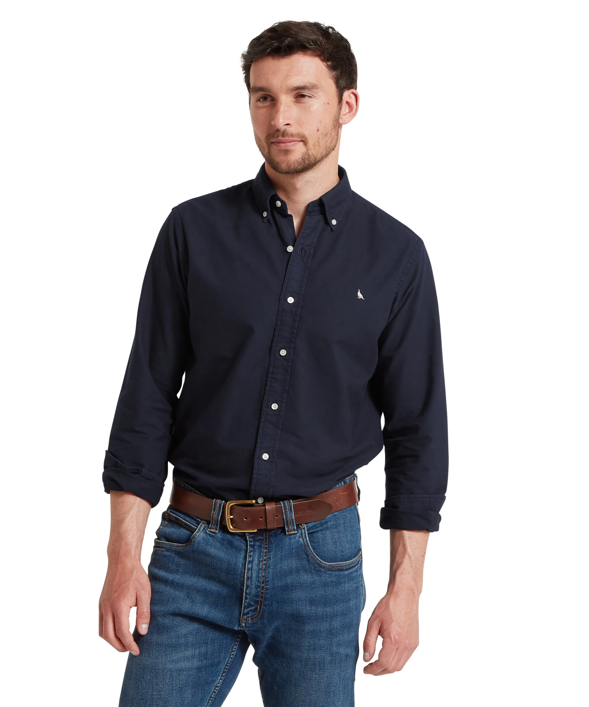 Cavendish Oxford Shirt - Navy - Image 2