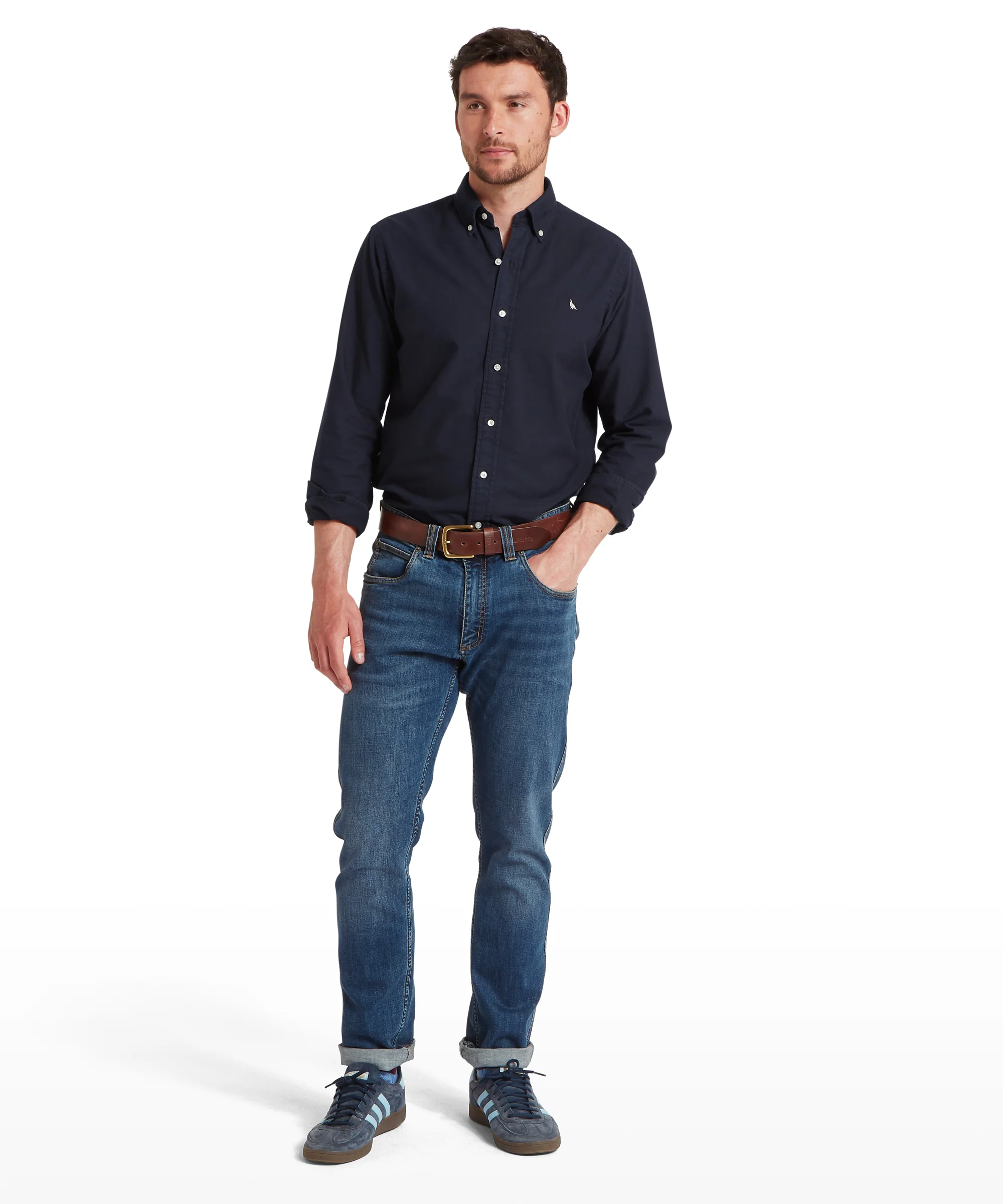 Cavendish Oxford Shirt - Navy - Image 3