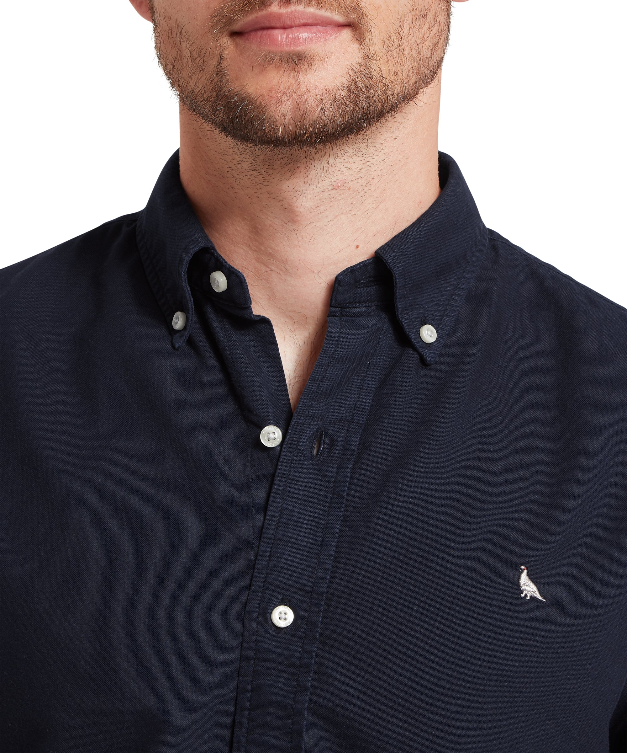 Cavendish Oxford Shirt - Navy - Image 6