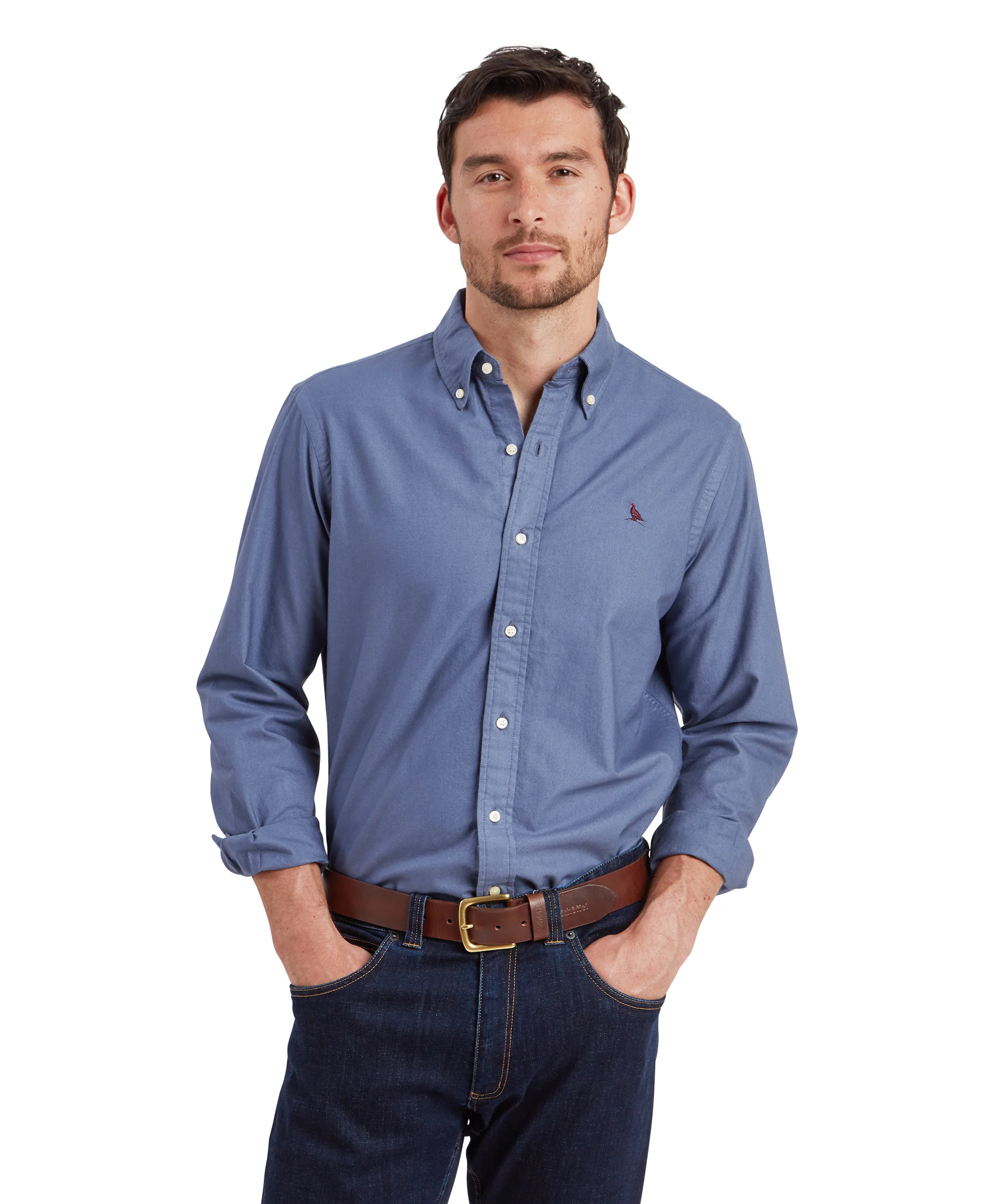 Cavendish Oxford Shirt - Vintage Navy - Image 2