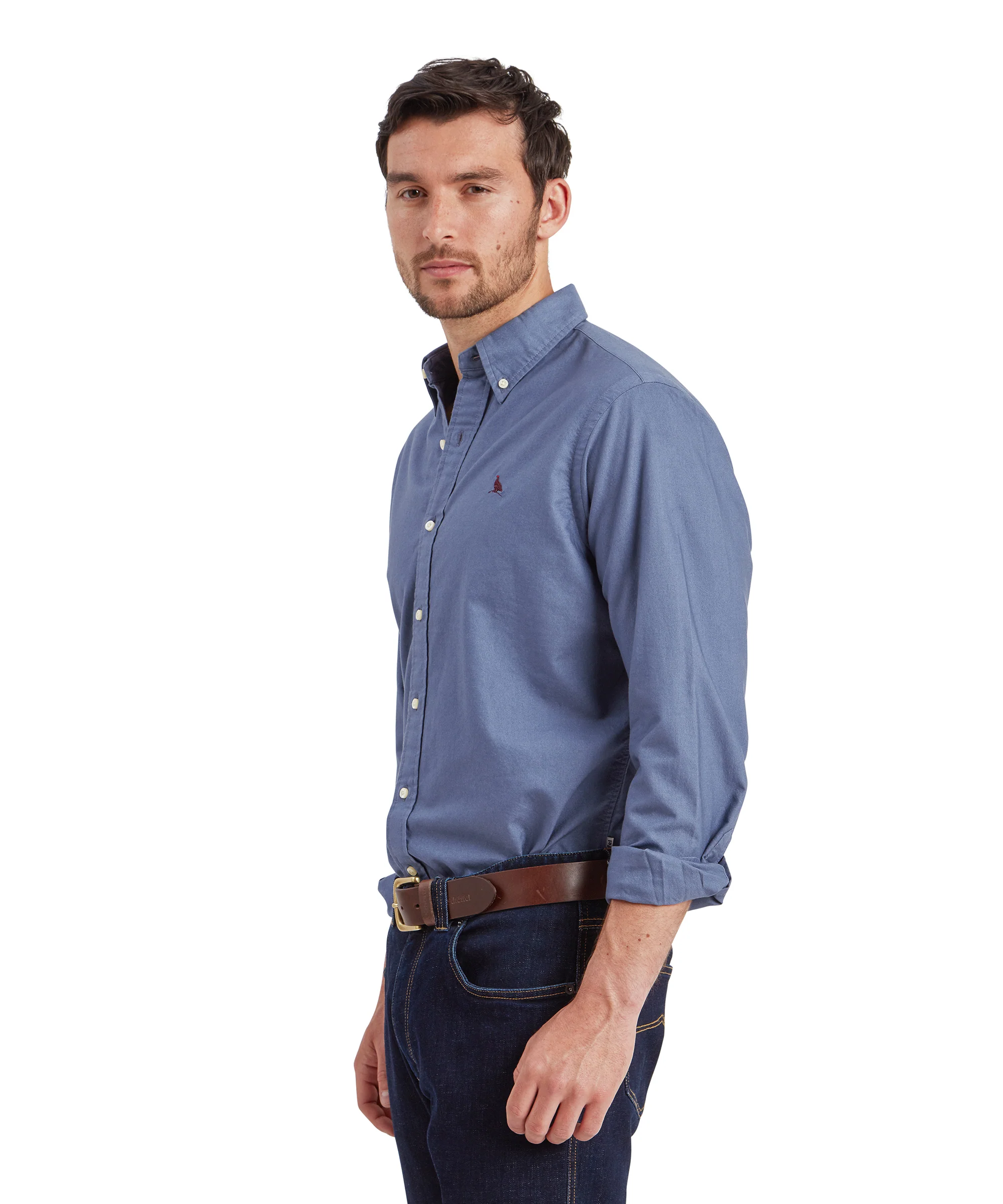 Cavendish Oxford Shirt - Vintage Navy - Image 4