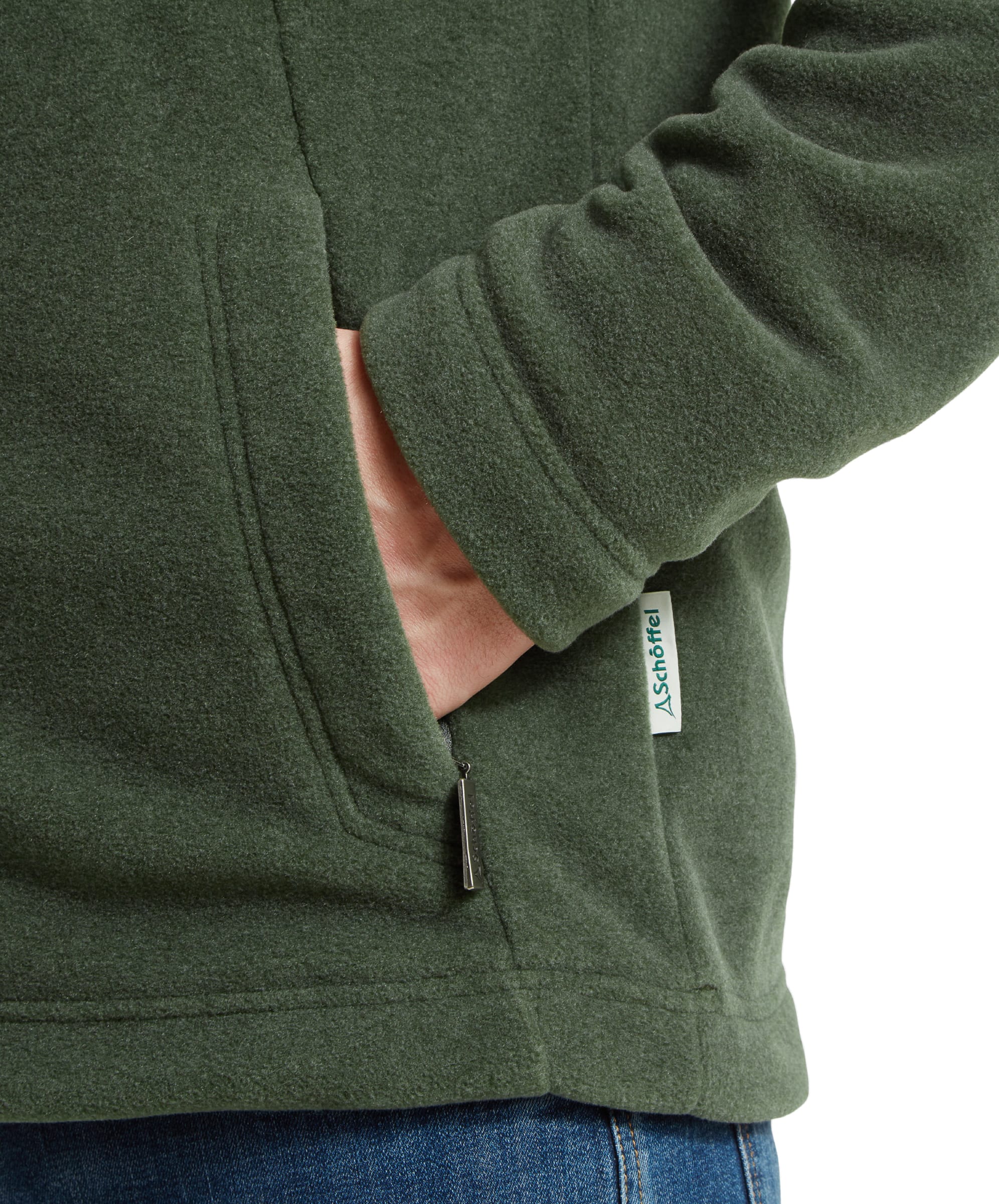 Cottesmore Fleece Jacket - Cedar Green - Image 7