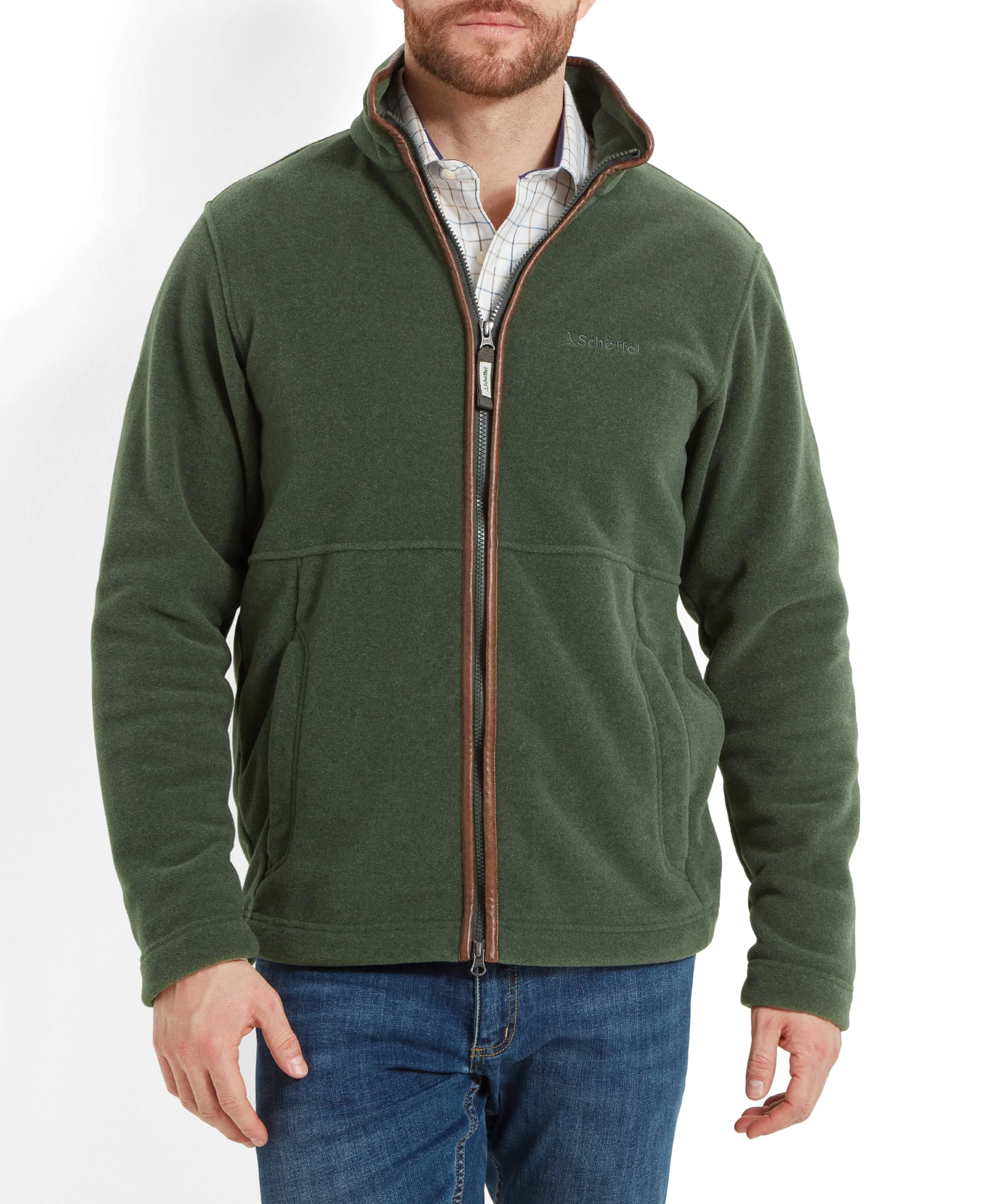Cottesmore Fleece Jacket - Cedar Green - Image 8