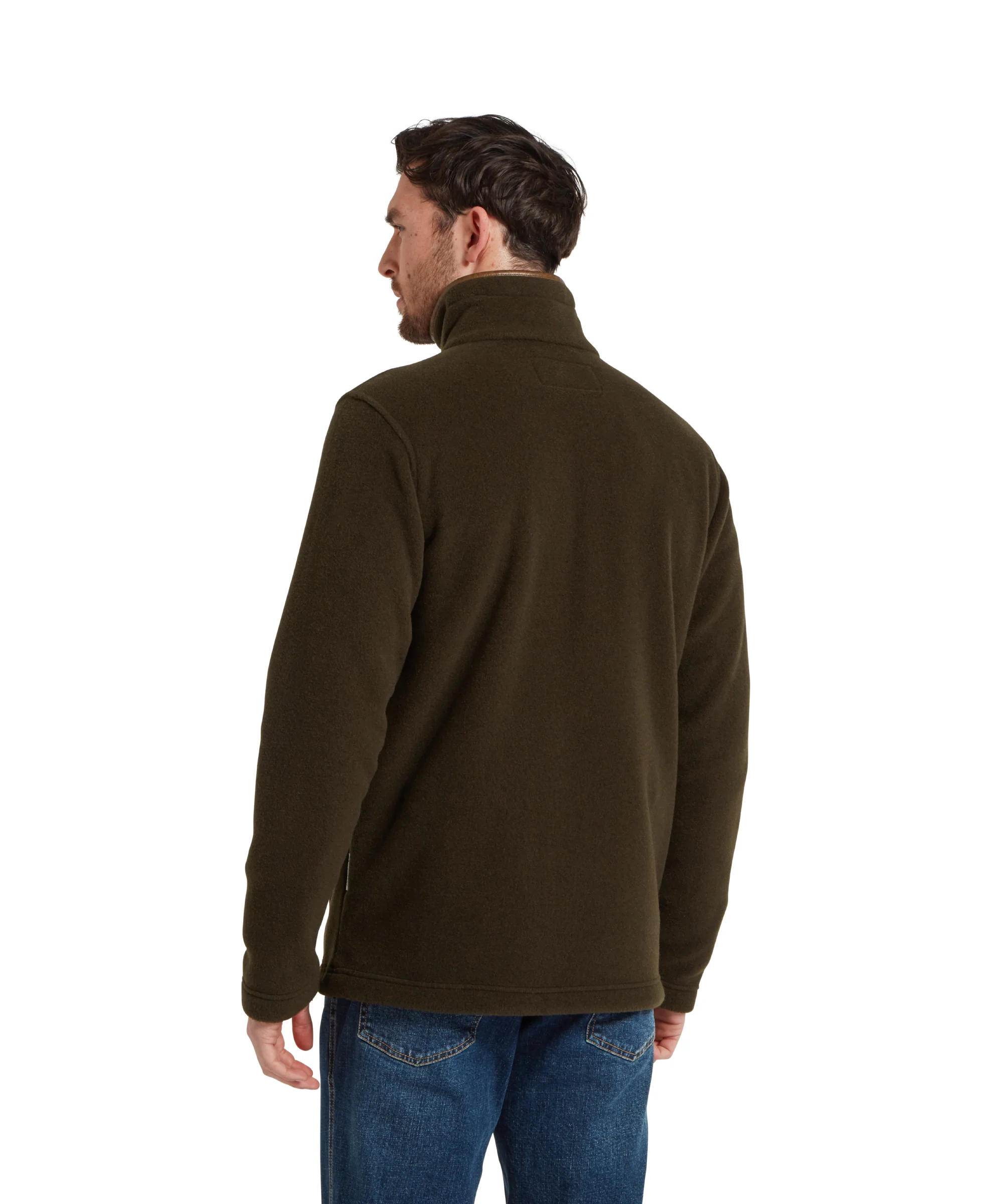 Cottesmore Fleece Jacket - Dark Olive - Image 5