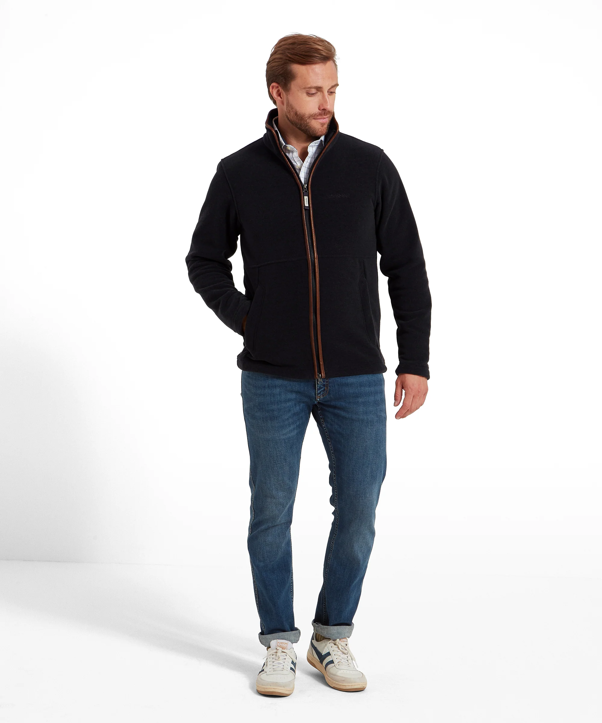 Cottesmore Fleece Jacket - Gunmetal - Image 3