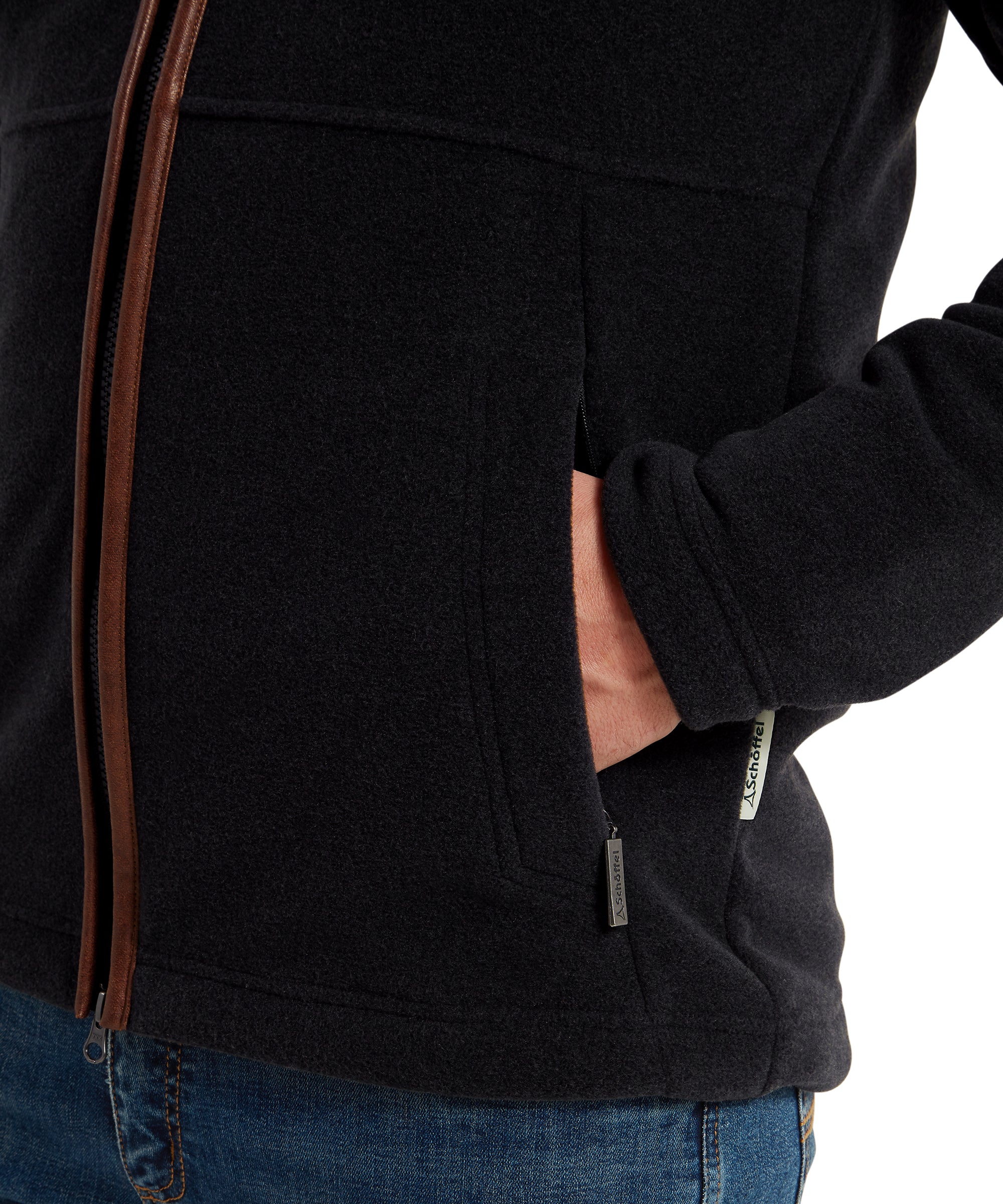 Cottesmore Fleece Jacket - Gunmetal - Image 7