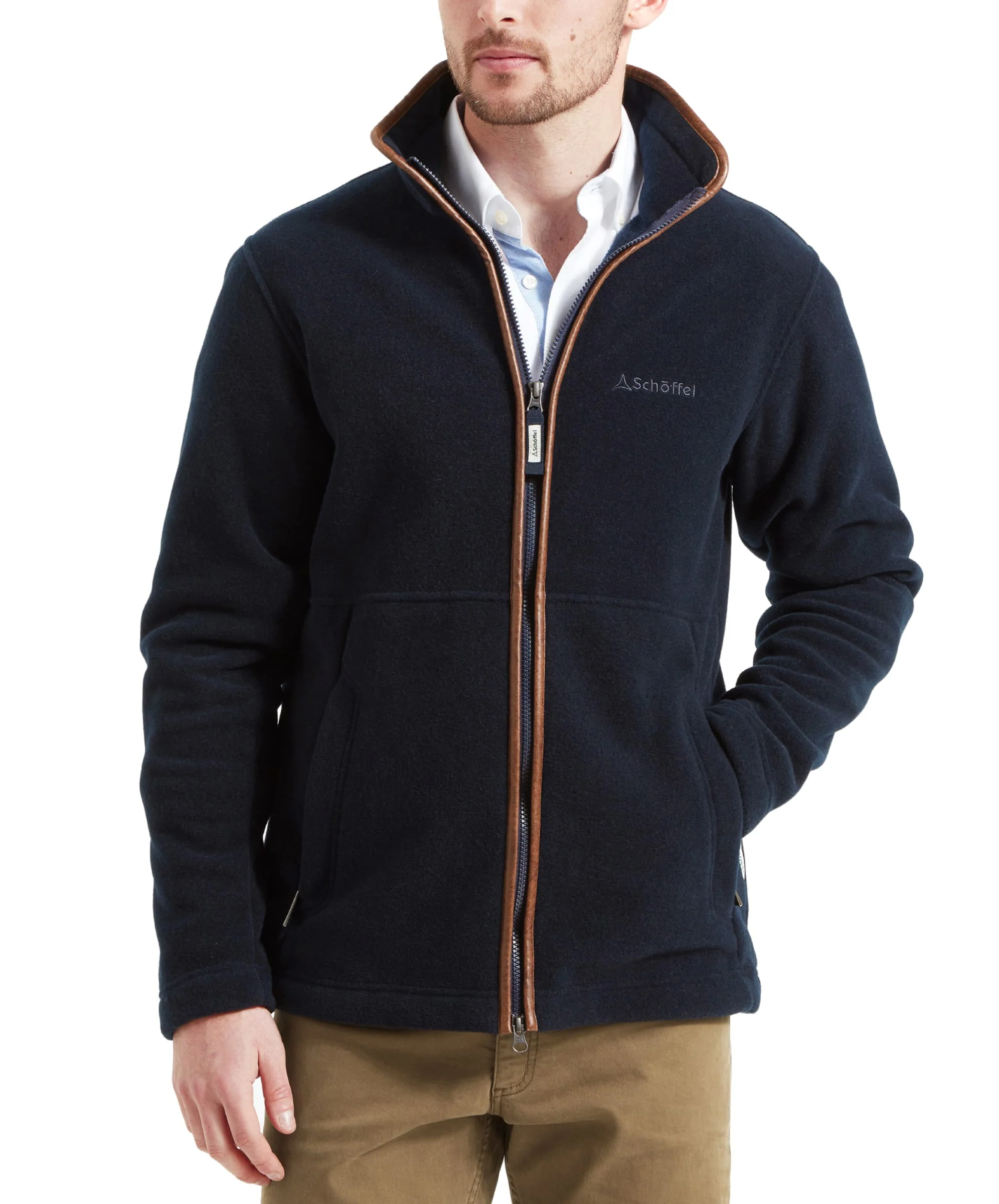 Cottesmore Fleece Jacket - Navy - Image 2