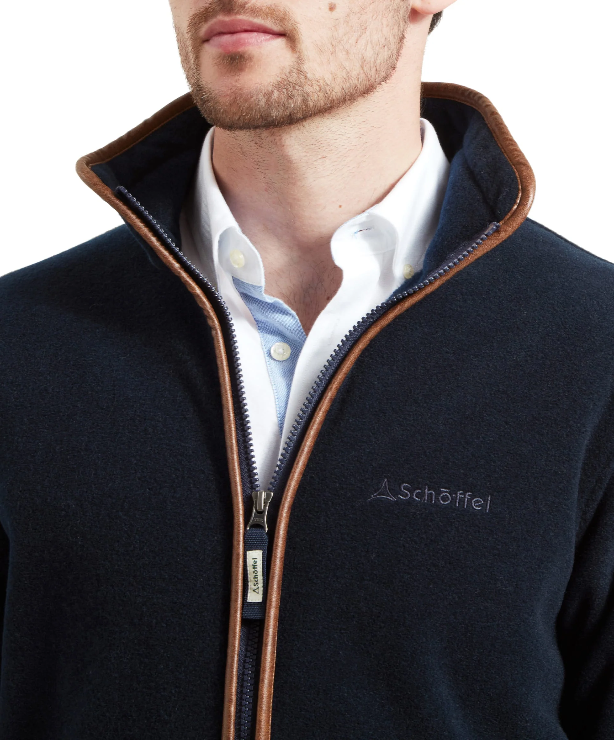 Cottesmore Fleece Jacket - Navy - Image 6