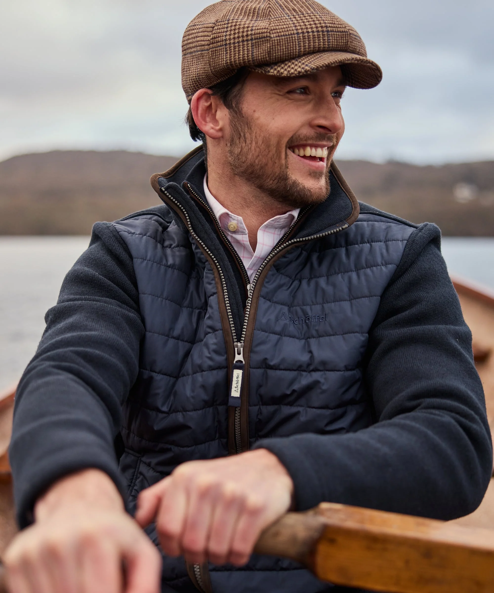 Cottesmore Hybrid Jacket - Petrol Blue - Image 2