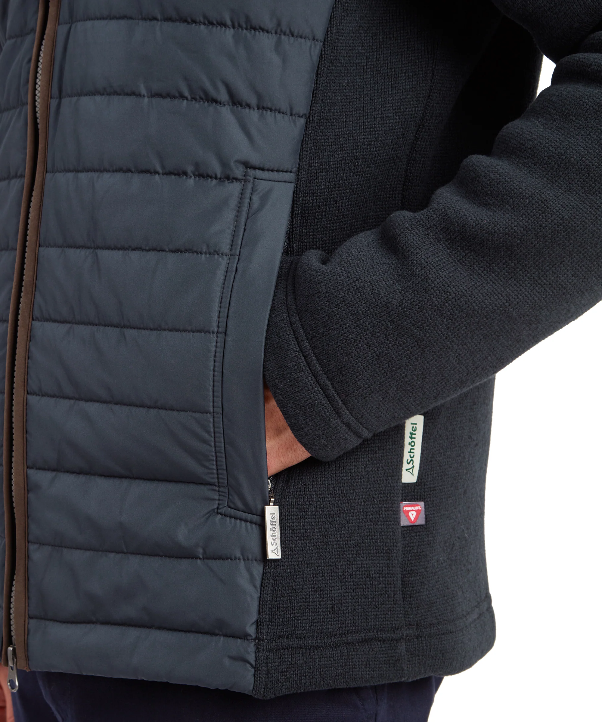 Cottesmore Hybrid Jacket - Petrol Blue - Image 8
