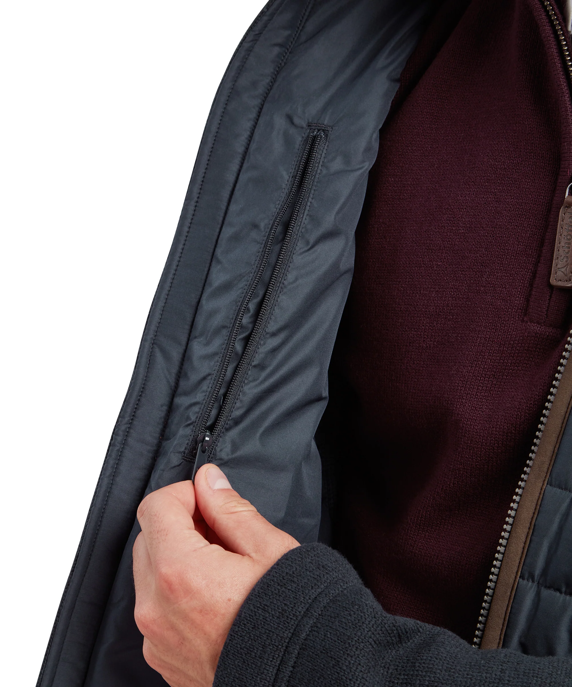 Cottesmore Hybrid Jacket - Petrol Blue - Image 9