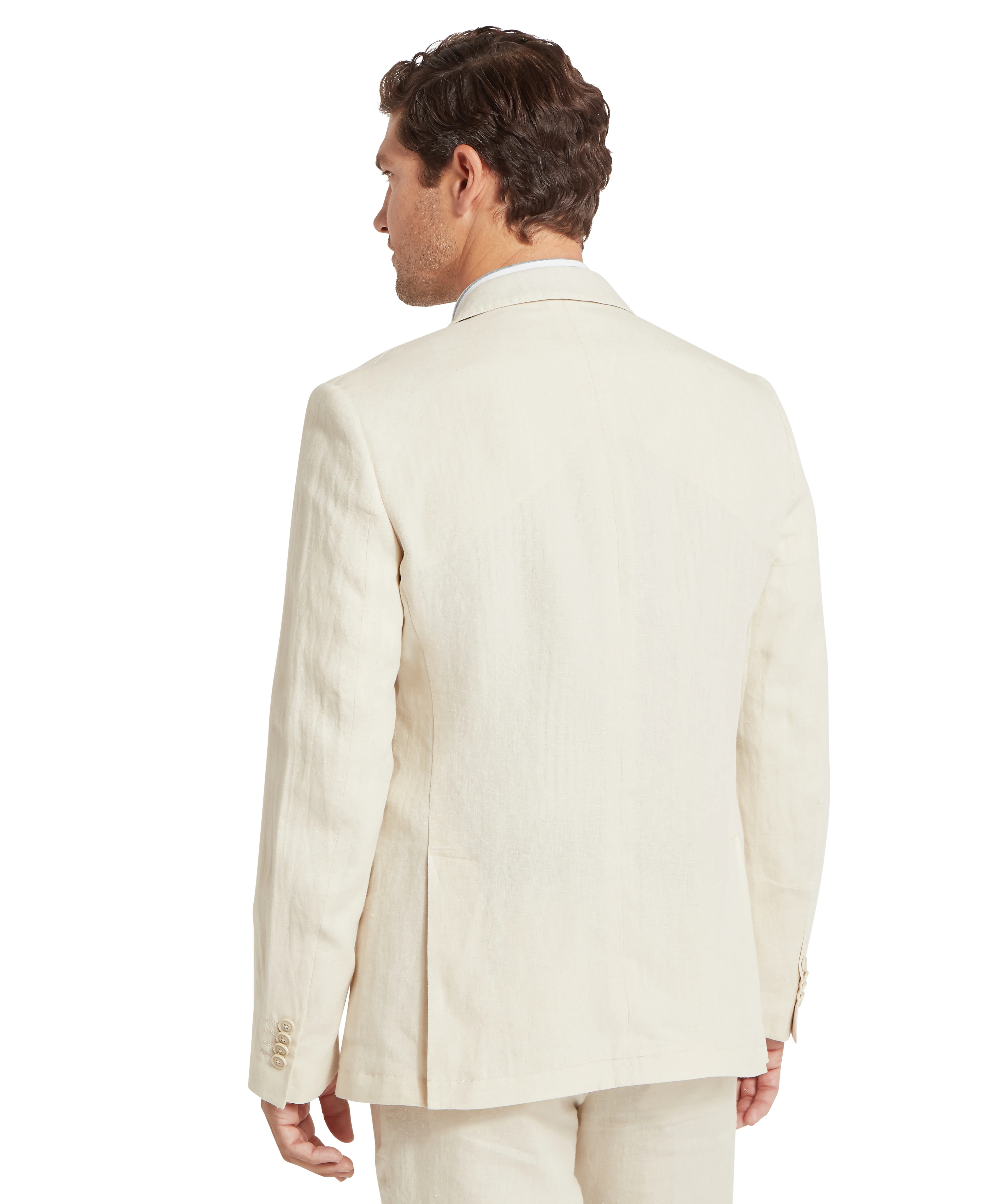 Cowes Linen Jacket - Oat - Image 6