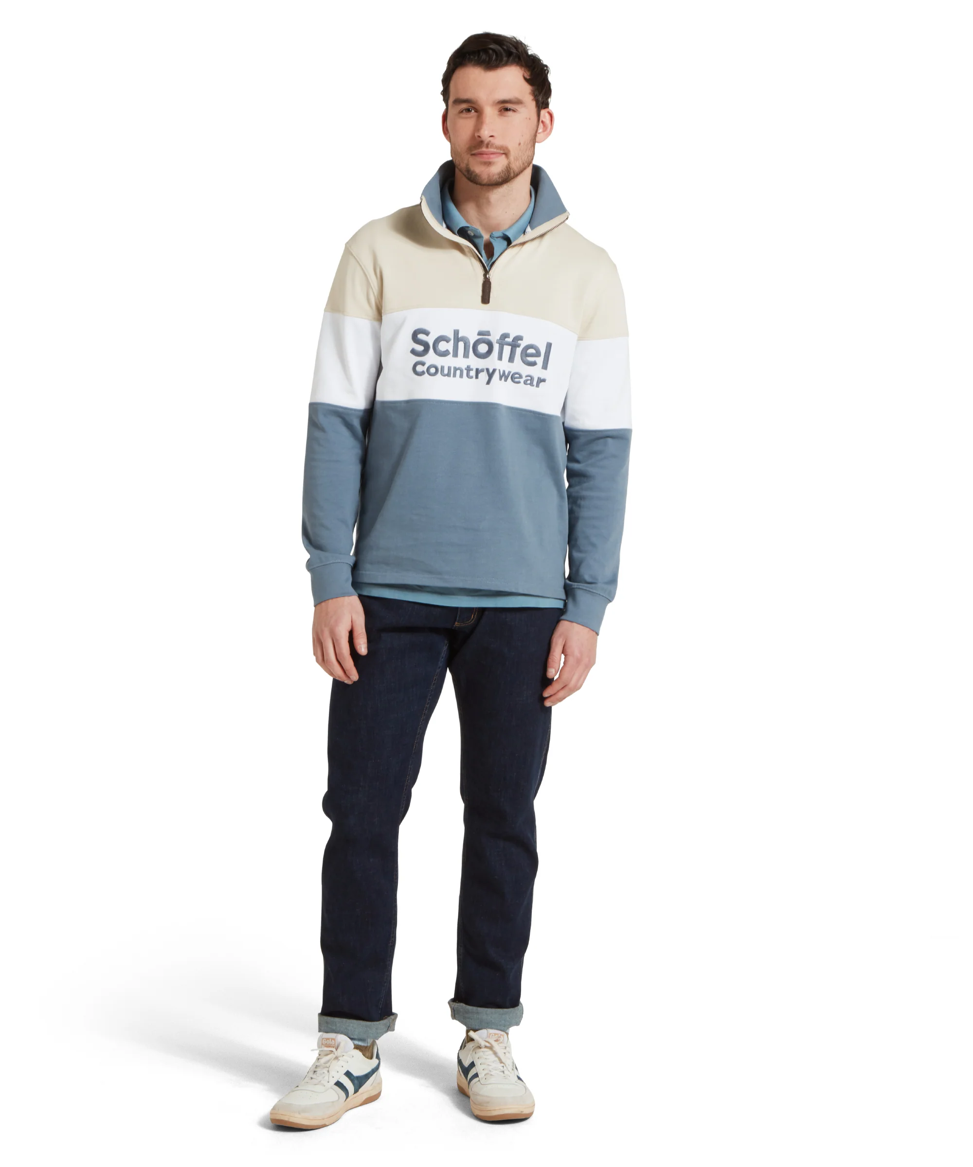 Exeter Heritage Quarter Zip - Stone - Image 4