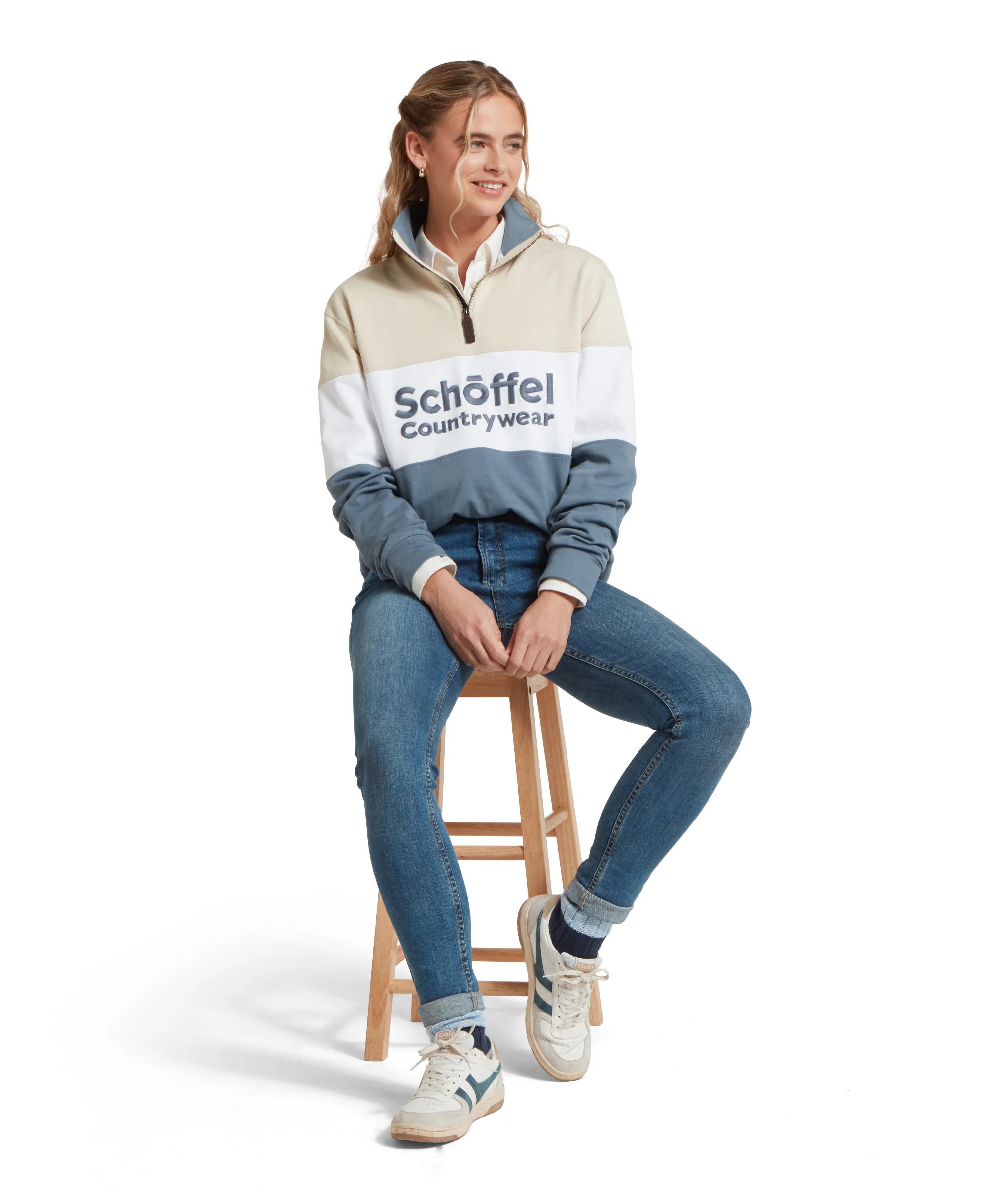 Exeter Heritage Quarter Zip - Stone - Image 5