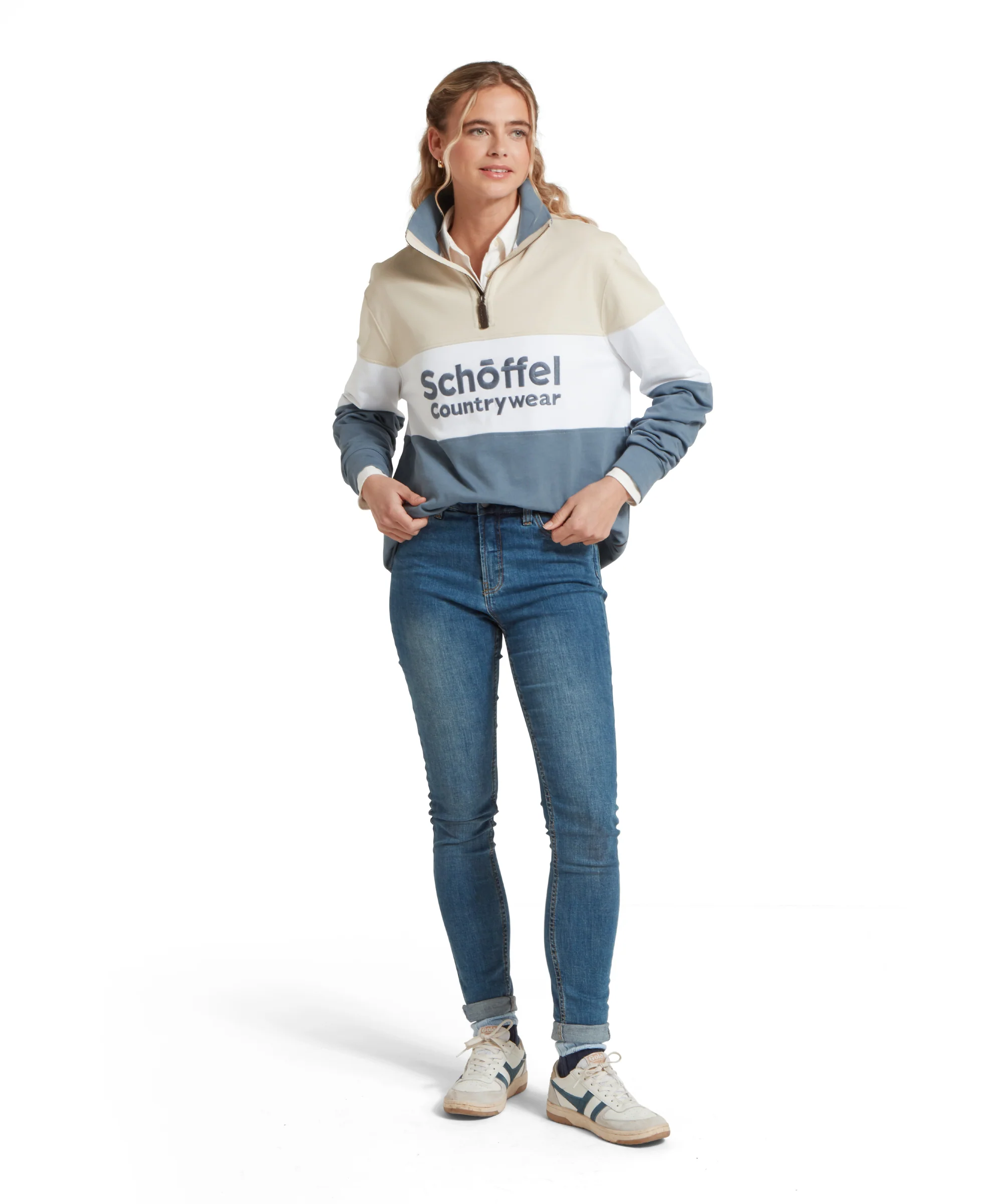 Exeter Heritage Quarter Zip - Stone - Image 6