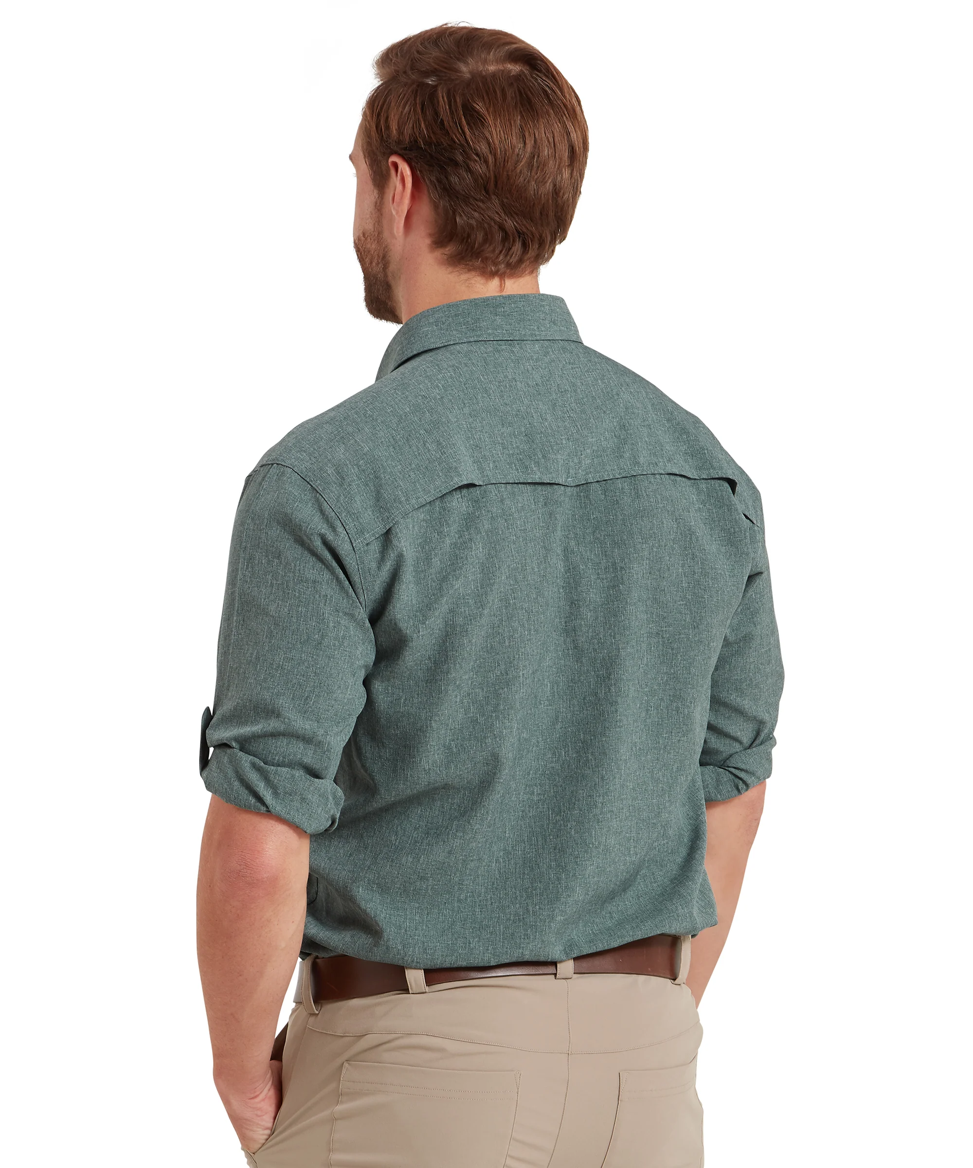 Findhorn Technical Fishing Shirt - Dark Olive - Image 5