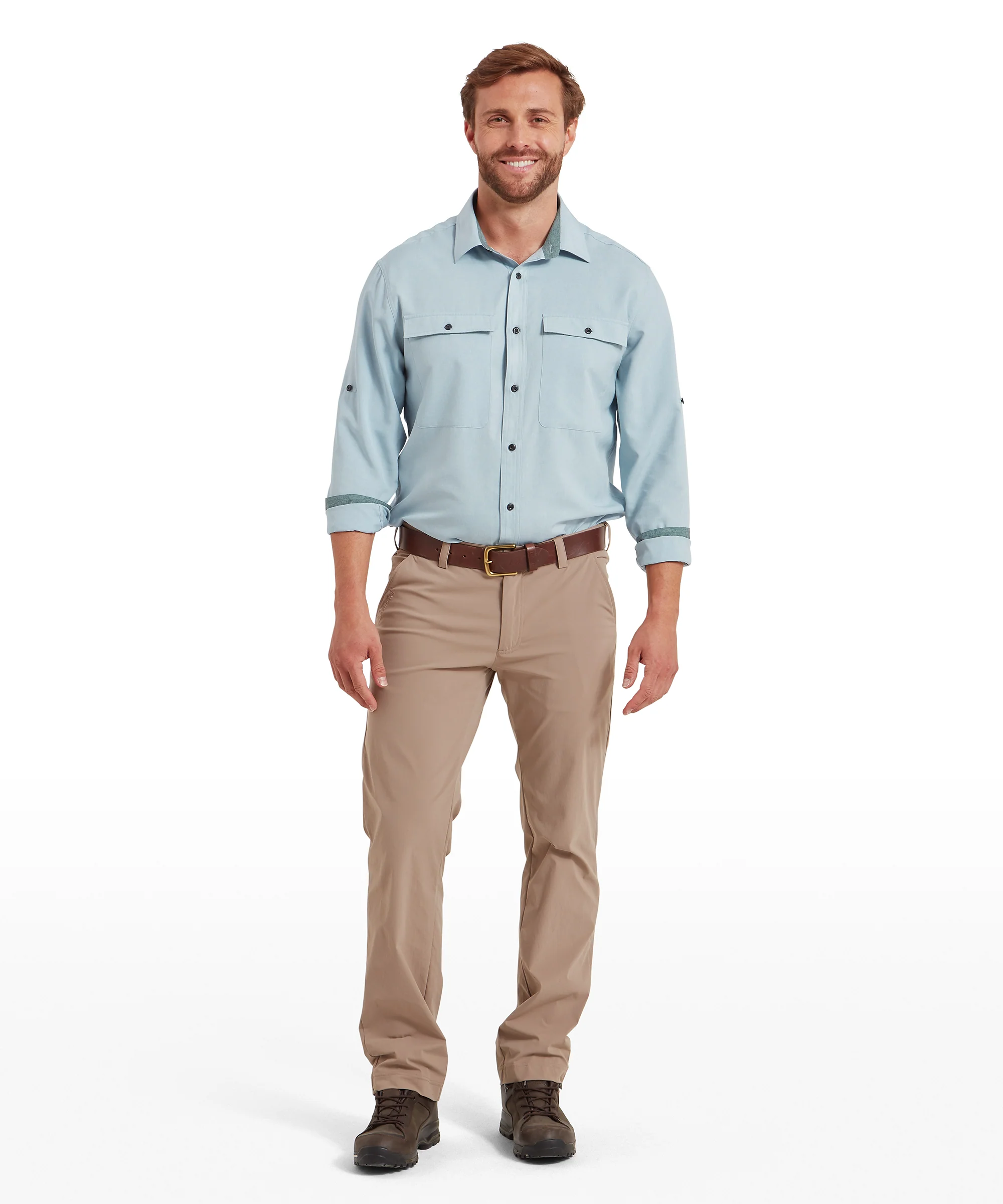Findhorn Technical Fishing Shirt - Ice Grey - Image 3