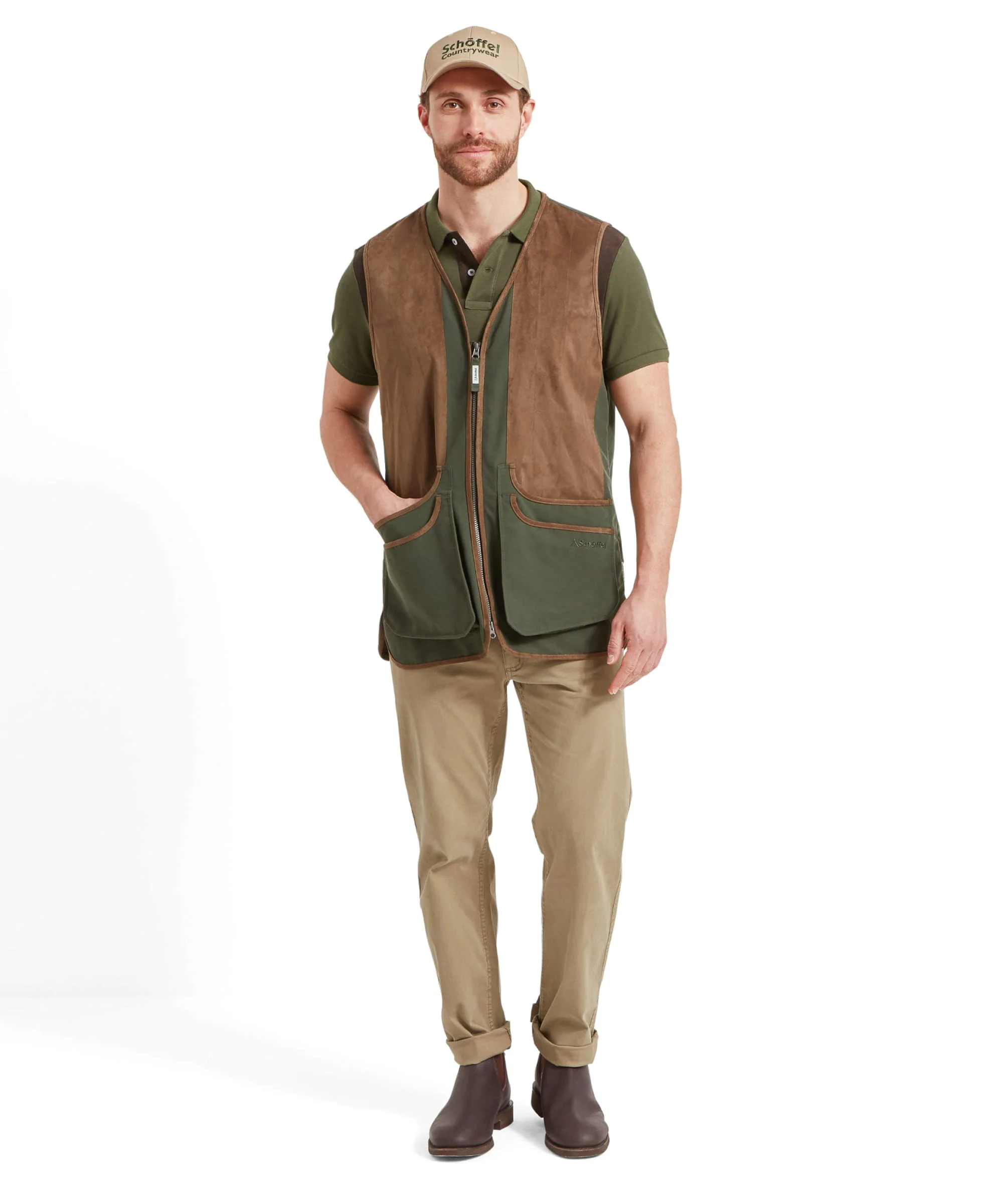 Grimsthorpe Clay Shooting Vest - Forest - Image 10