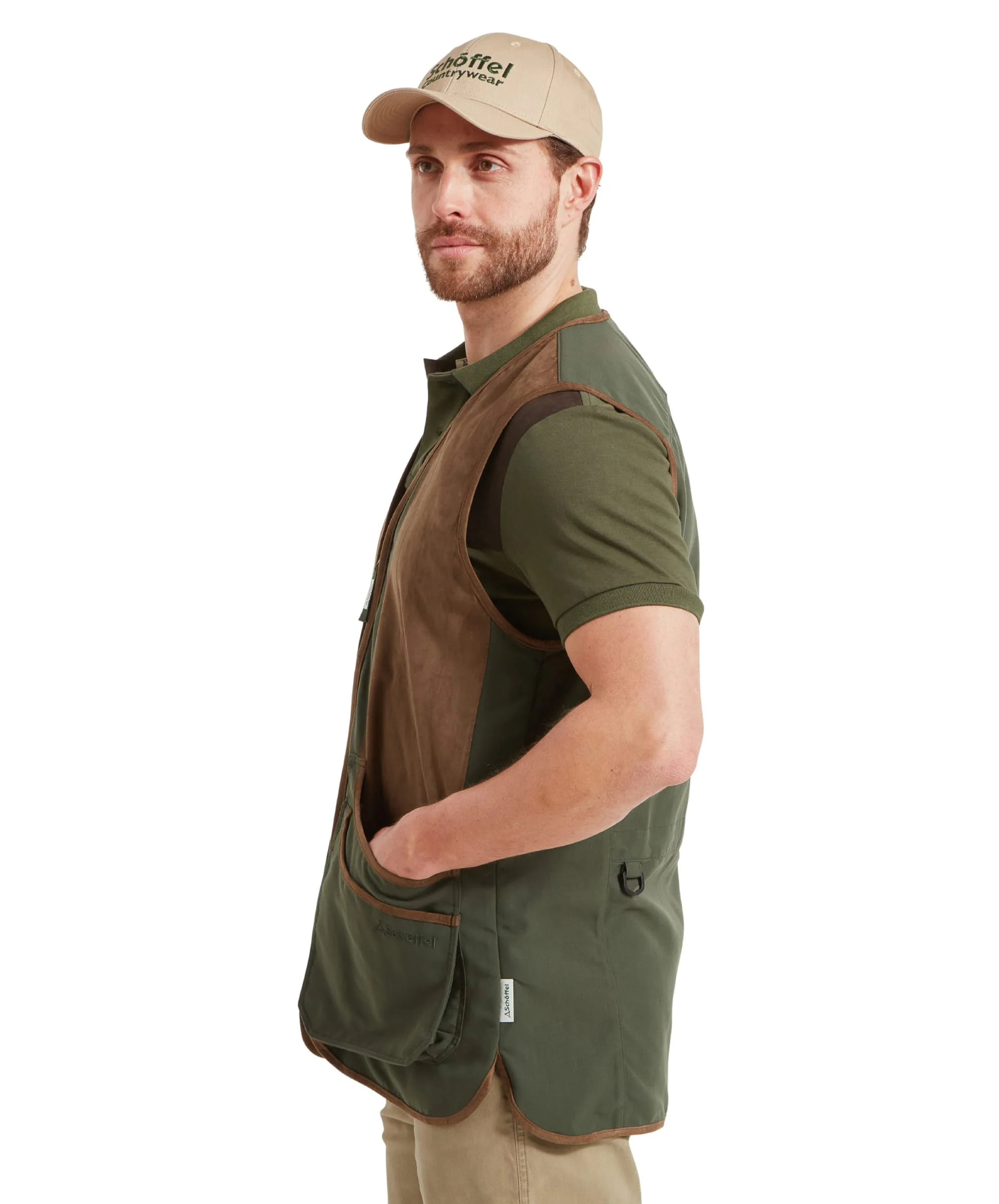 Grimsthorpe Clay Shooting Vest - Forest - Image 4