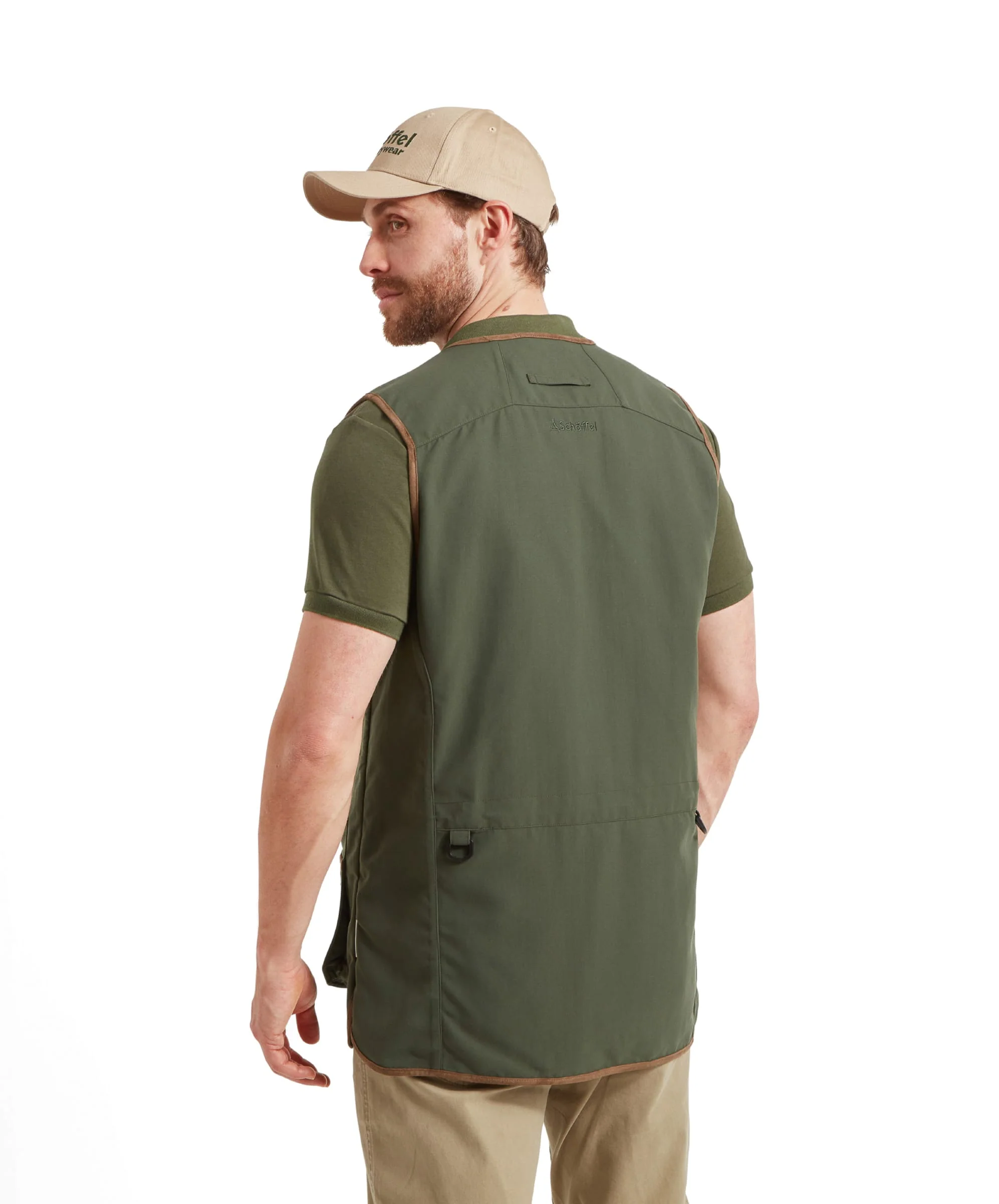 Grimsthorpe Clay Shooting Vest - Forest - Image 5